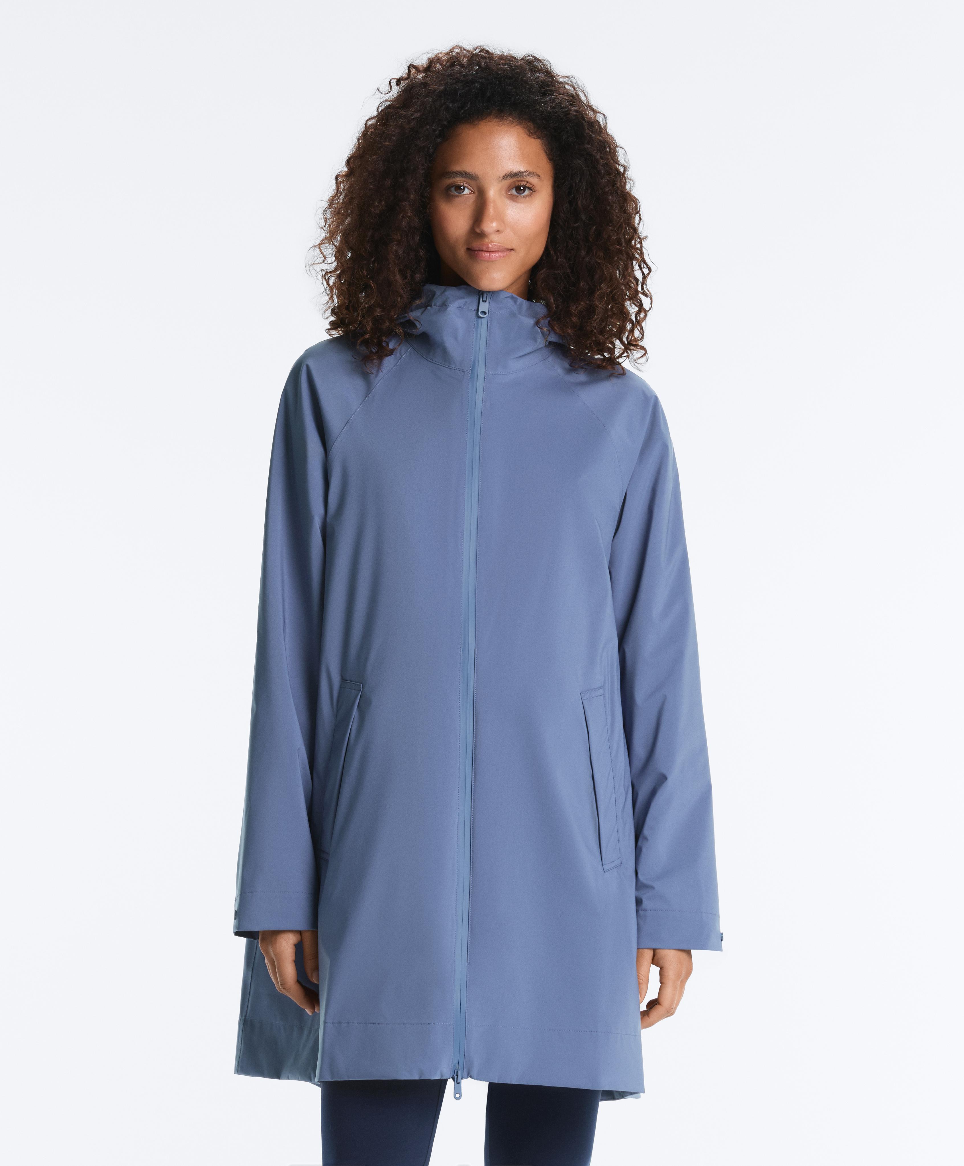 Packable super extra lightweight 10k waterproof jacket — BRIGHT GREY-BLUE