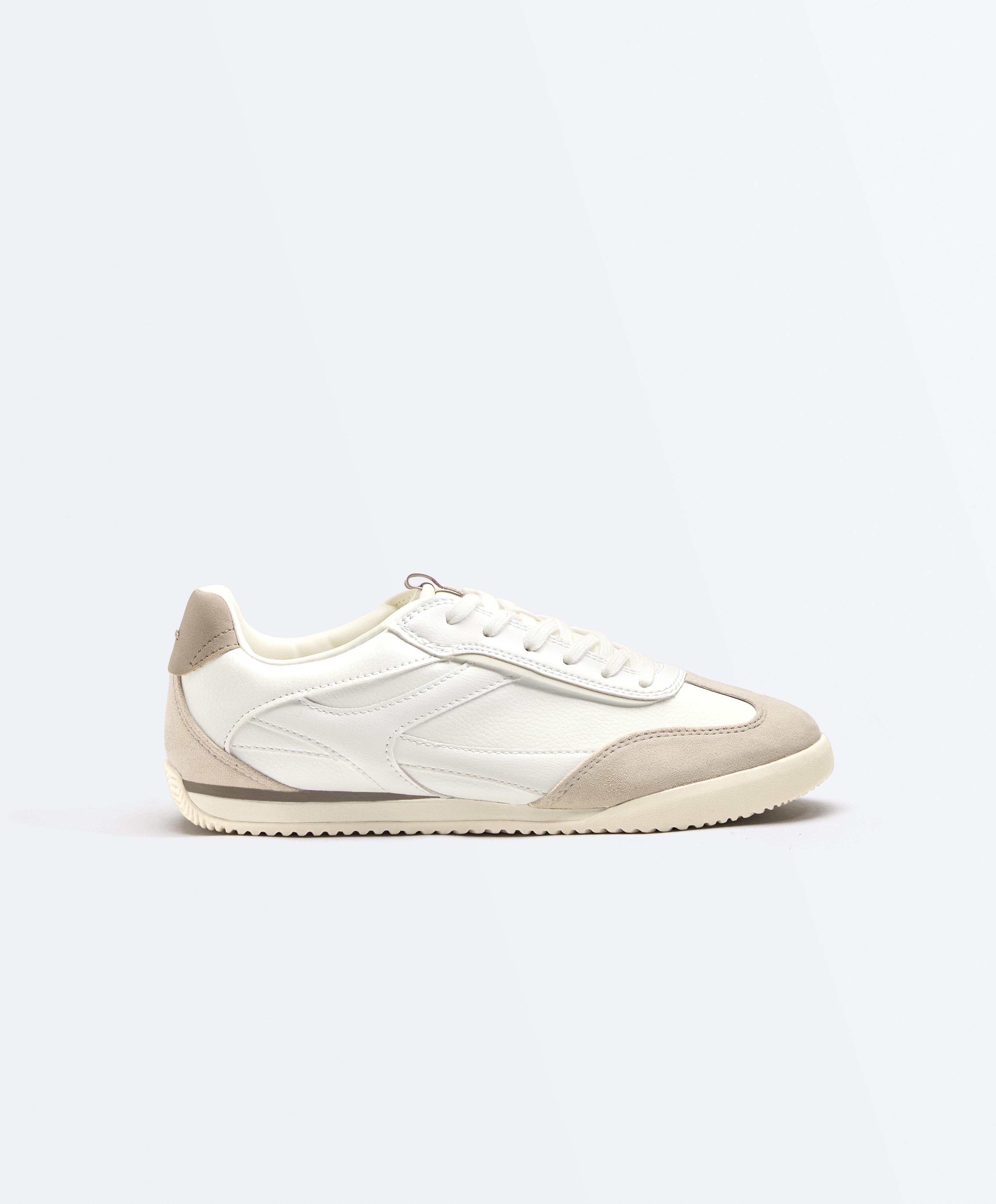 Retro-style trainers — WHITE