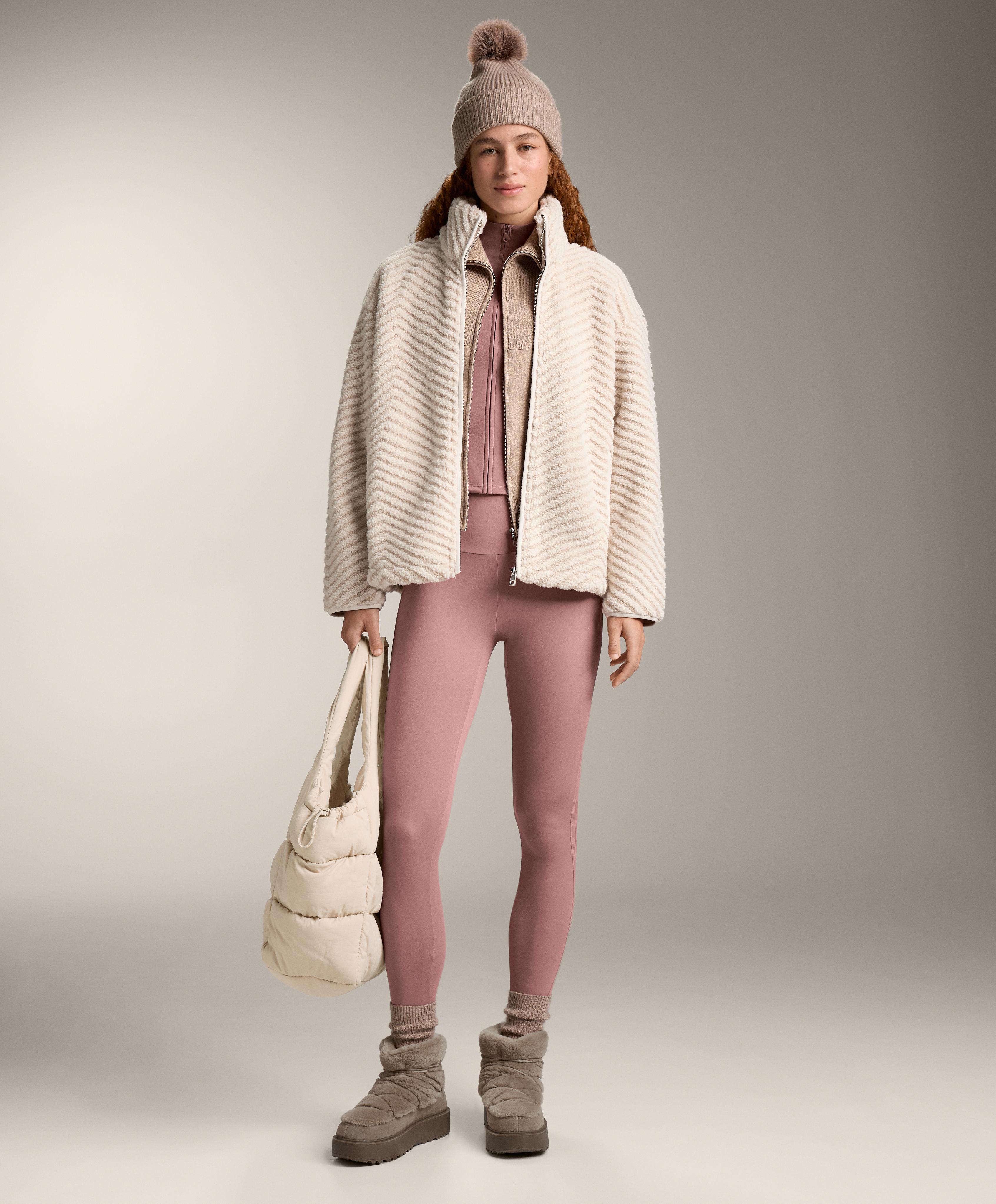 מכנסי טייץ עד הקרסול high rise Comfortlux rib