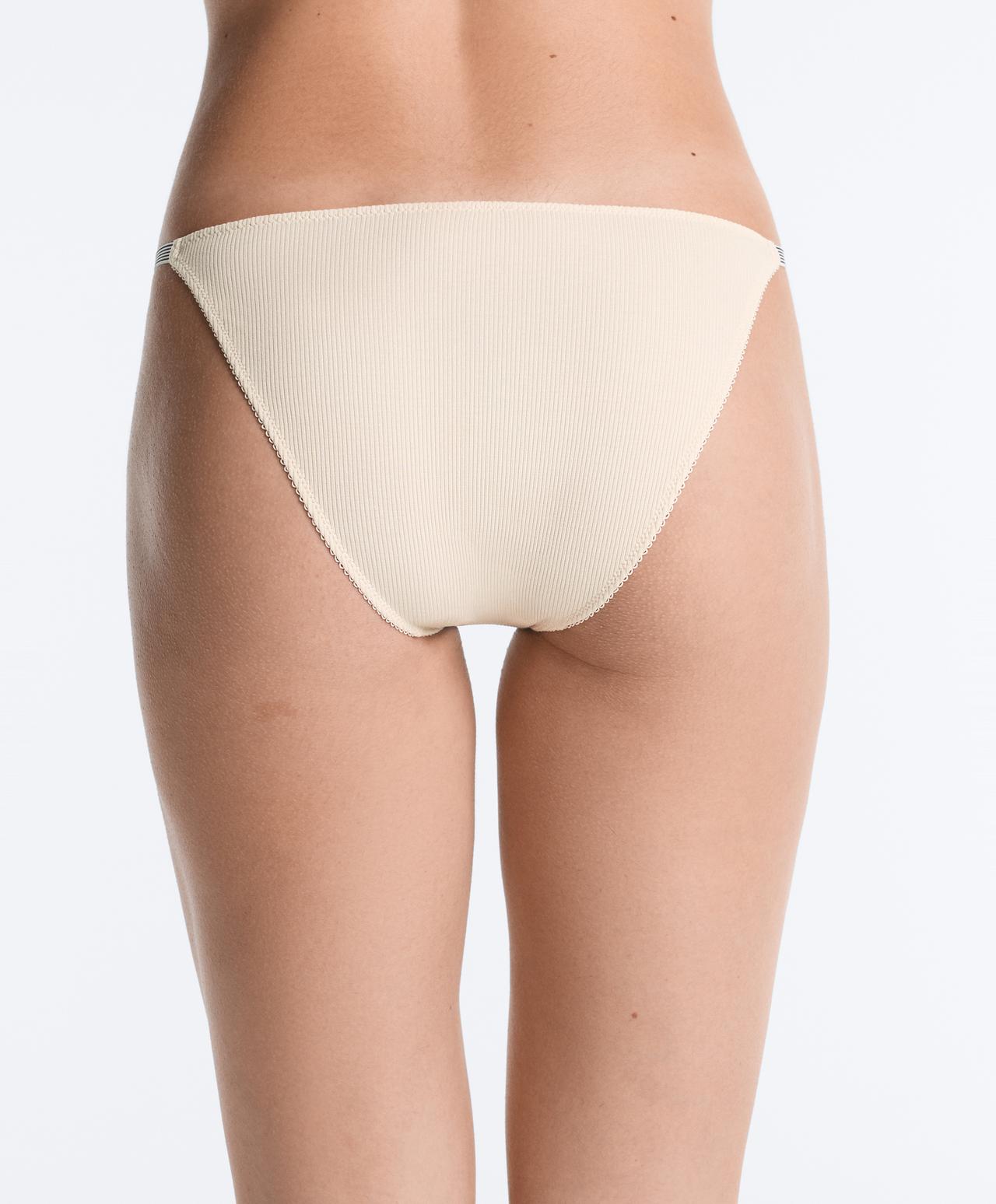 3 rib cotton classic briefs — LIME GREEN