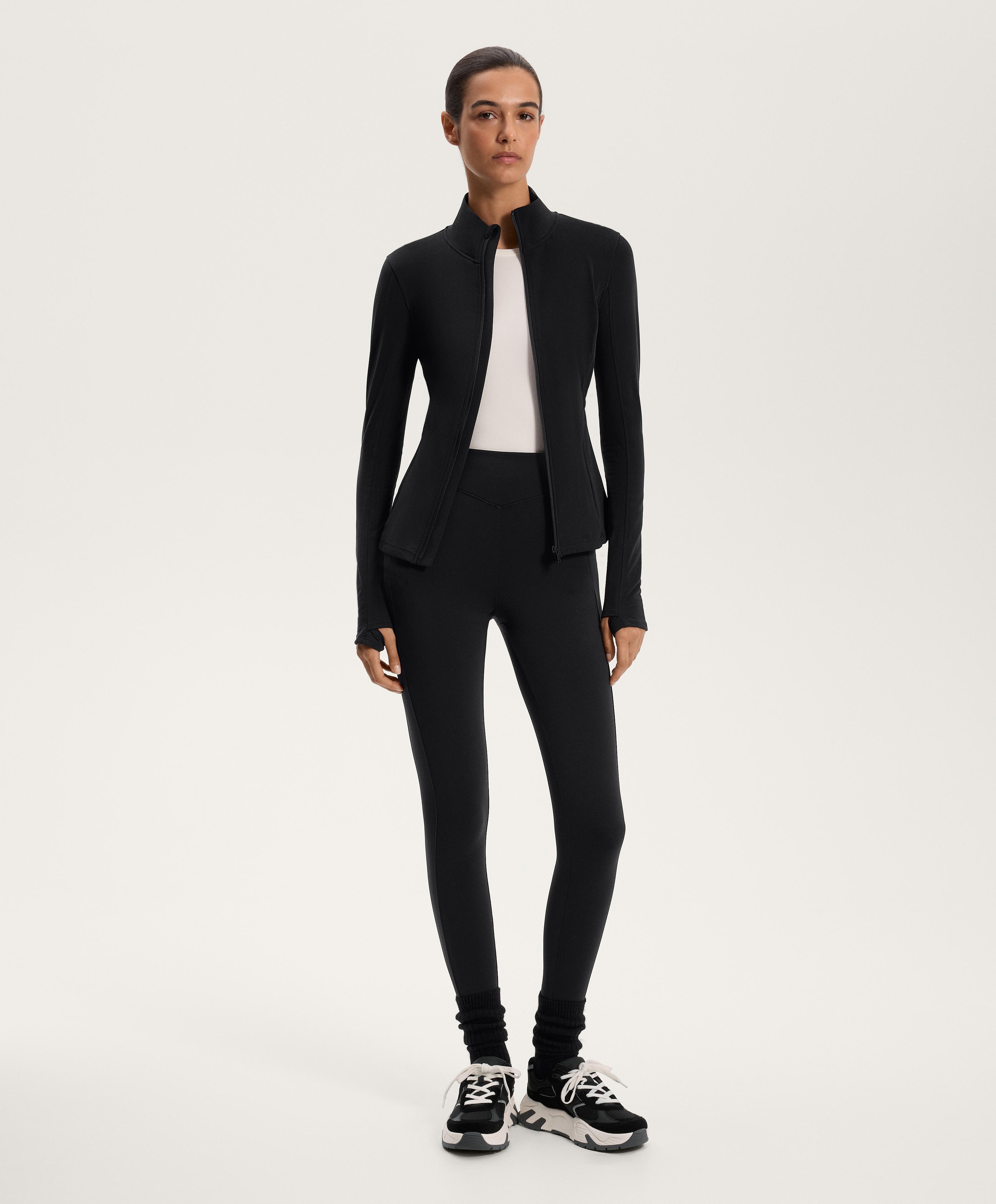 Warm high-rise ankle-length leggings with pockets 70 cm Warm high-rise ankle-length leggings with pockets 70 cm