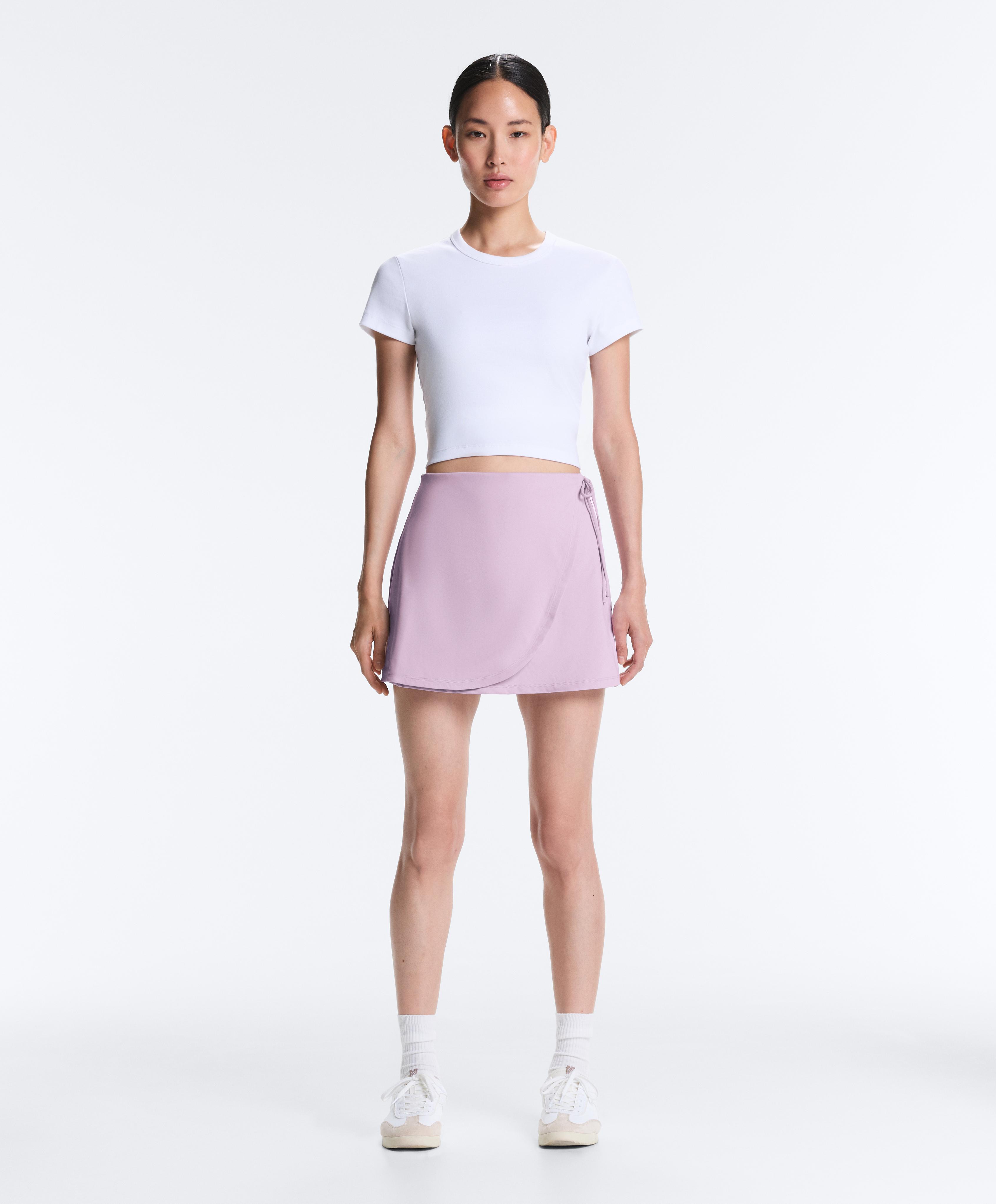 Comfortlux wrap skirt — LILAC