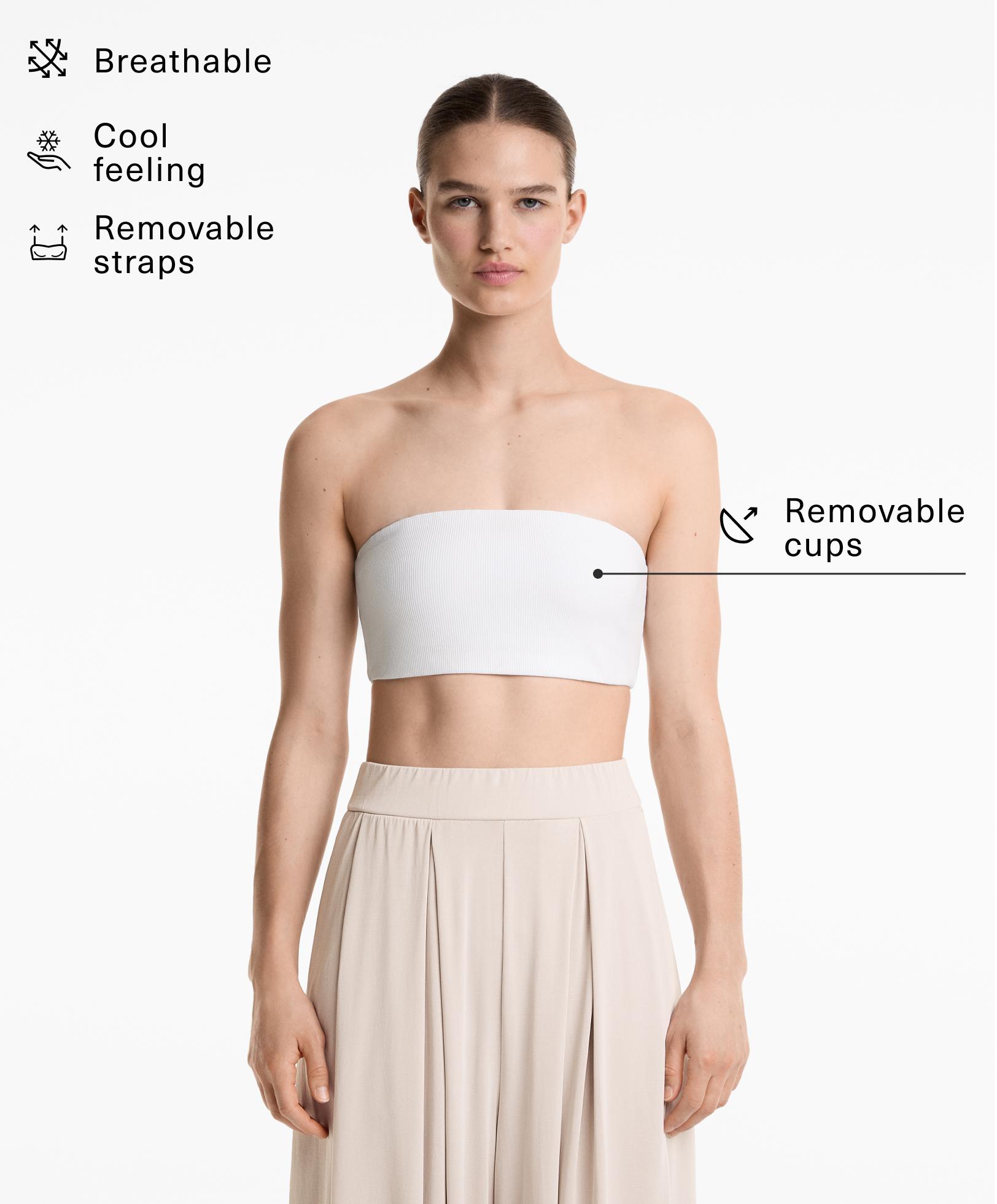 Τοπ bandeau από μείγμα modal