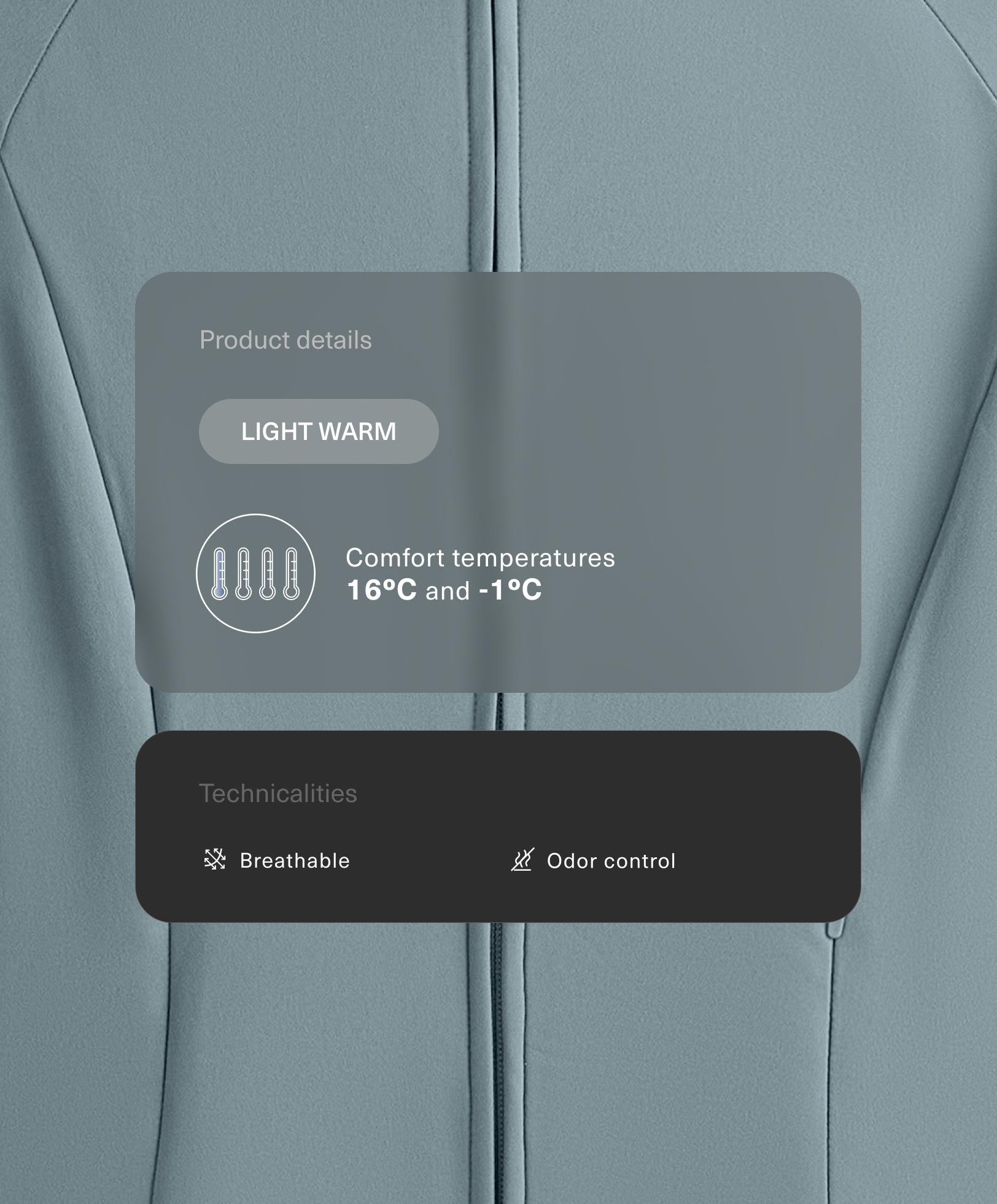 Chaqueta técnica light warm