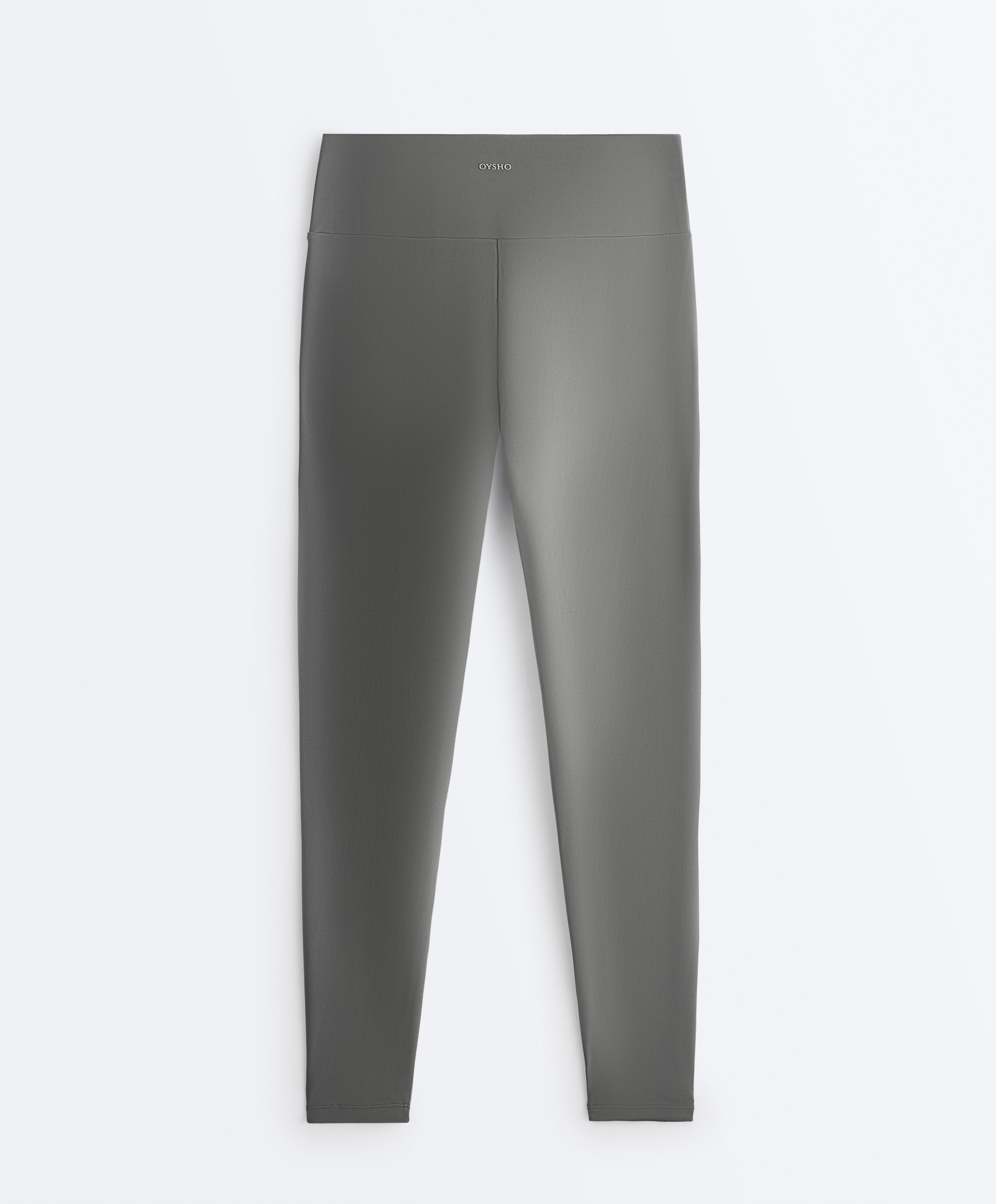 Comfortlux high-waisted ankle-length leggings — MID GREY