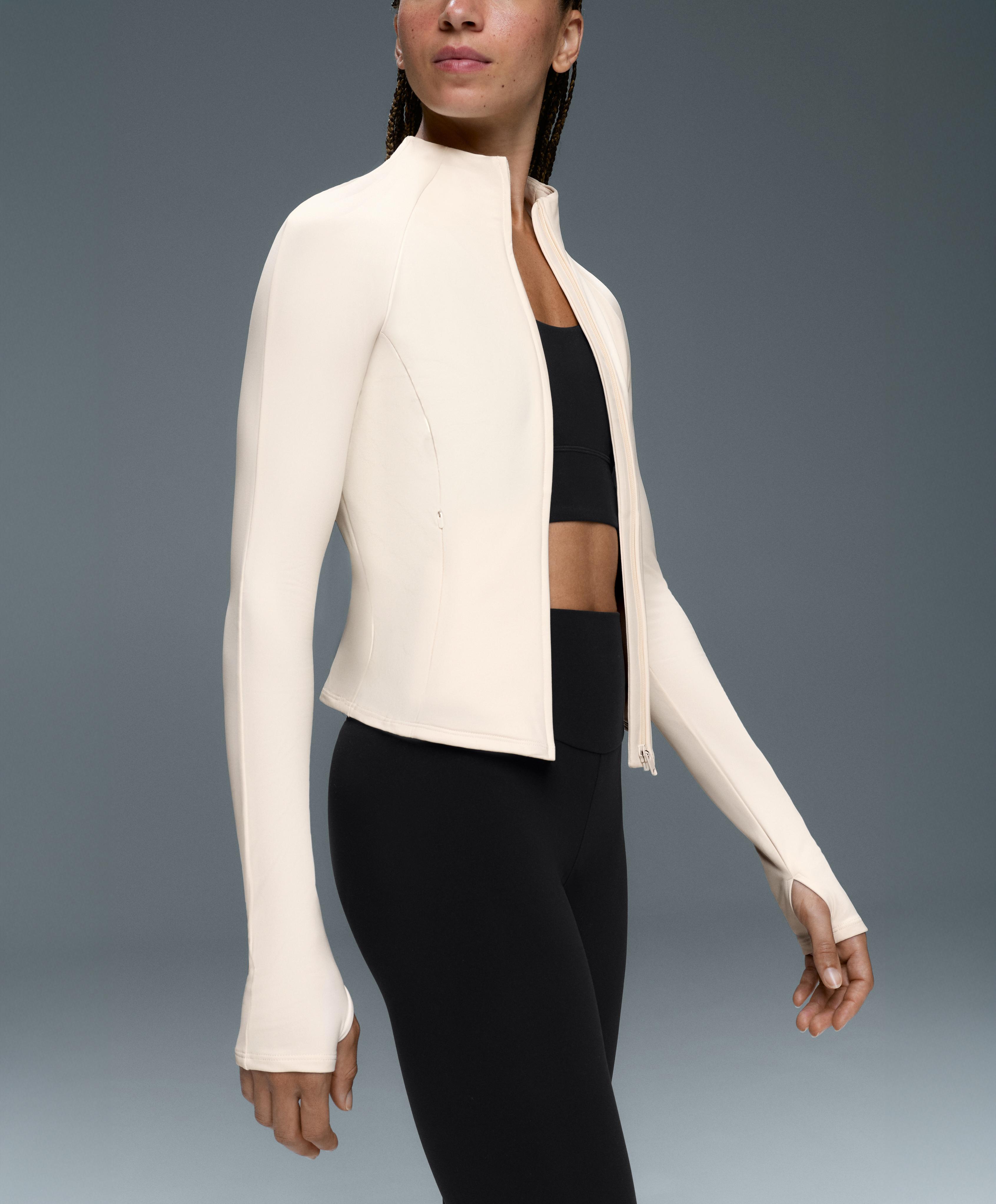 Light warm technical jacket — PALE ECRU