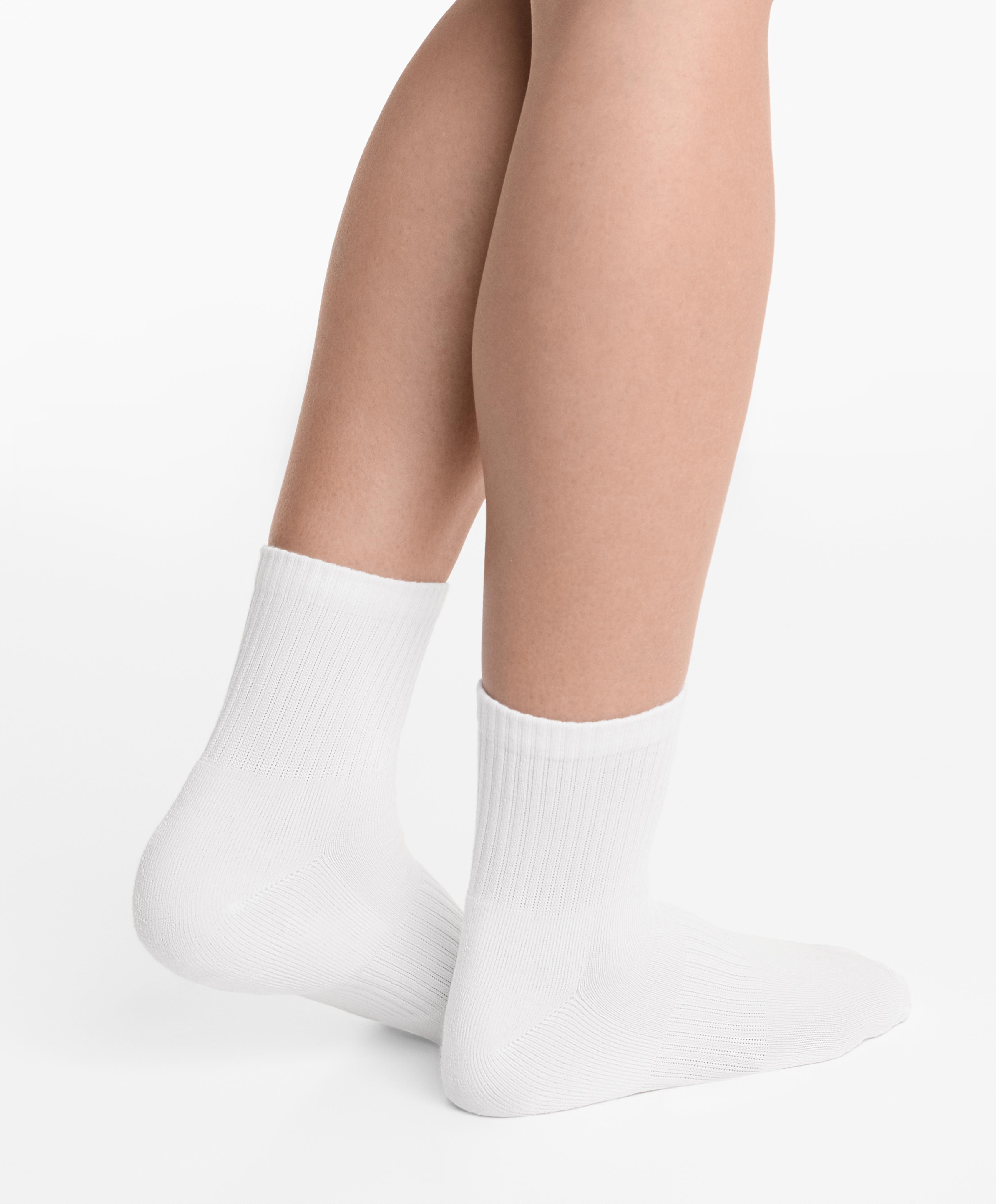 3 أزواج جوارب رياضية ربع ممزوجة بالقطن - تنزيلات 3 أزواج جوارب رياضية ربع ممزوجة بالقطن - تنزيلات