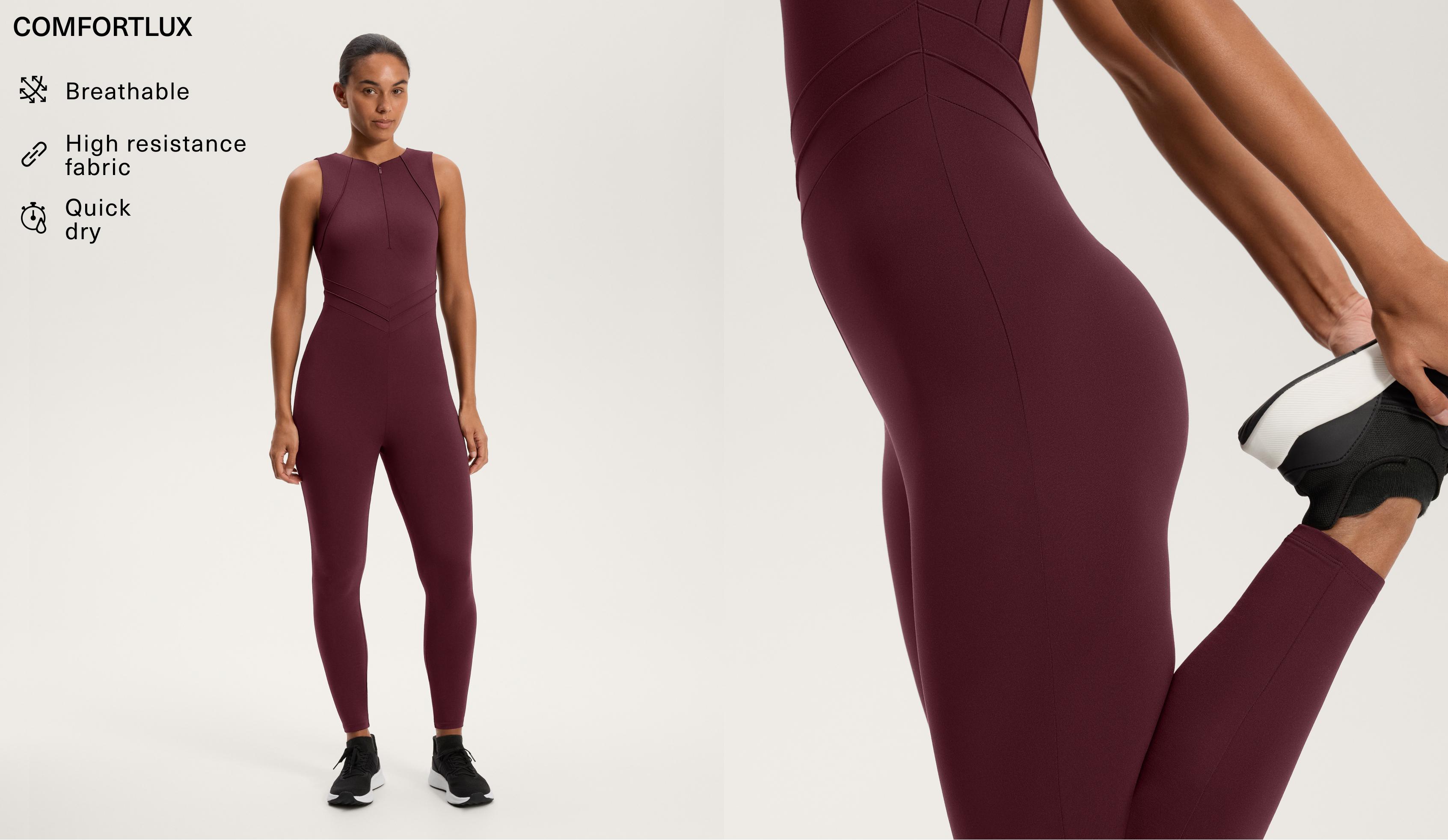 Comfortlux seam detail long jumpsuit Comfortlux seam detail long jumpsuit