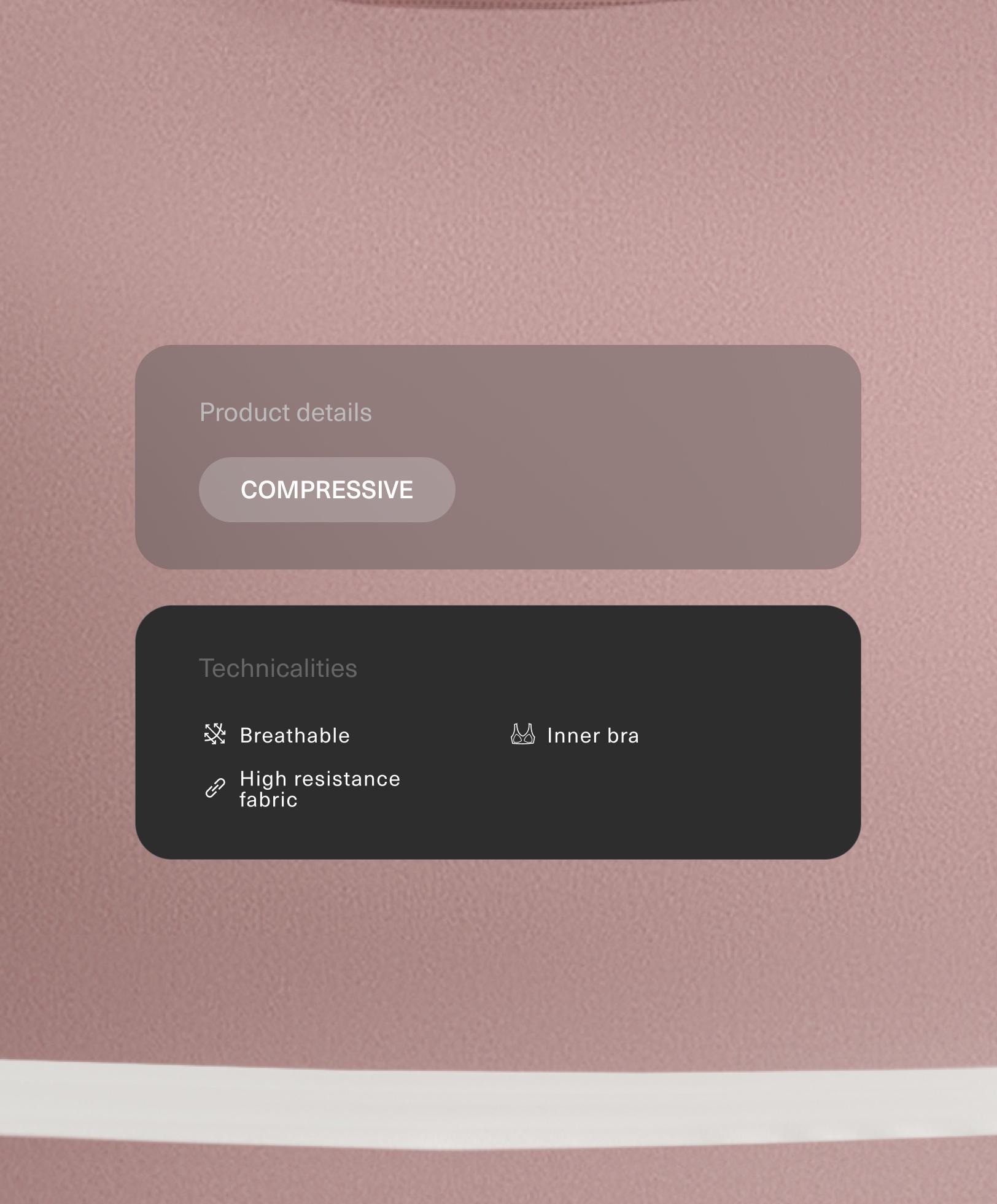 Tank top Compressive contrastant