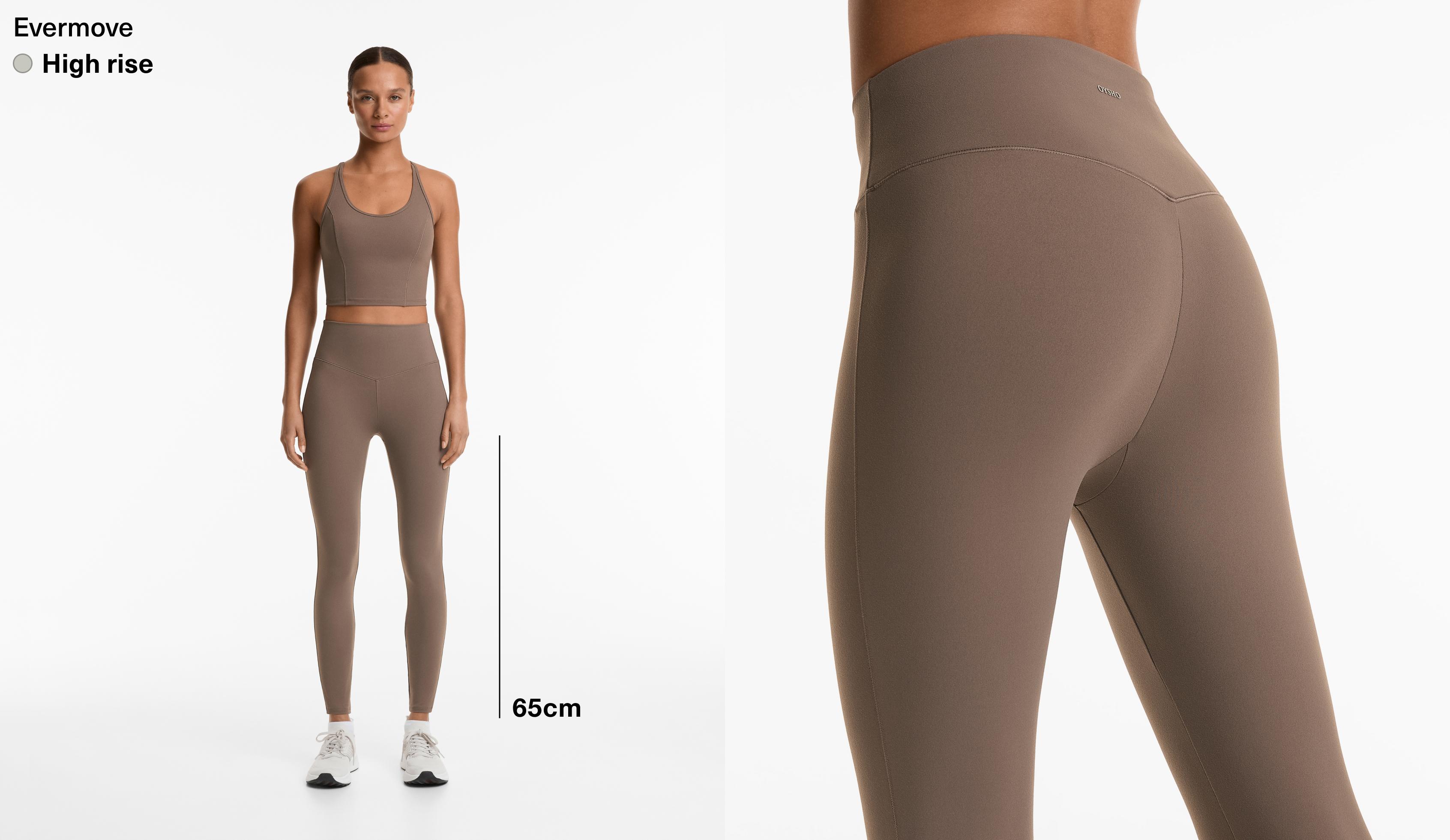 Leggings tobilleros high rise Evermove 65 cm - Rebajas