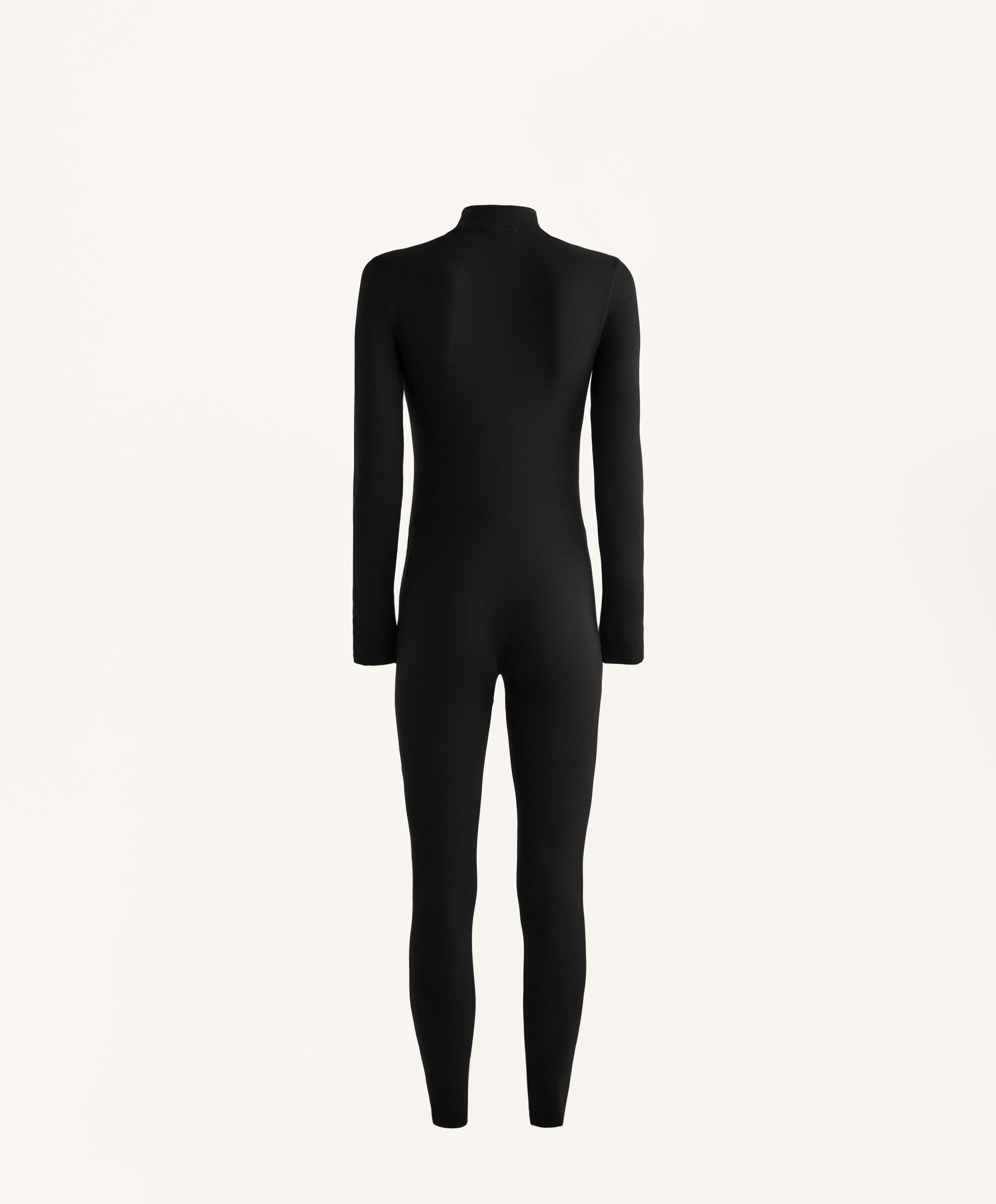 Thermal base layer jumpsuit — BLACK