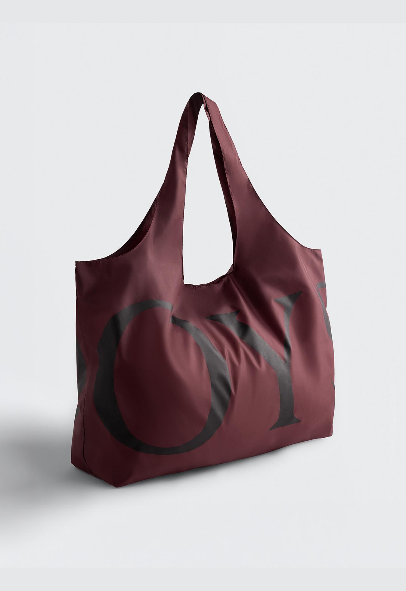 OYSHO Packable Bag — MAROON