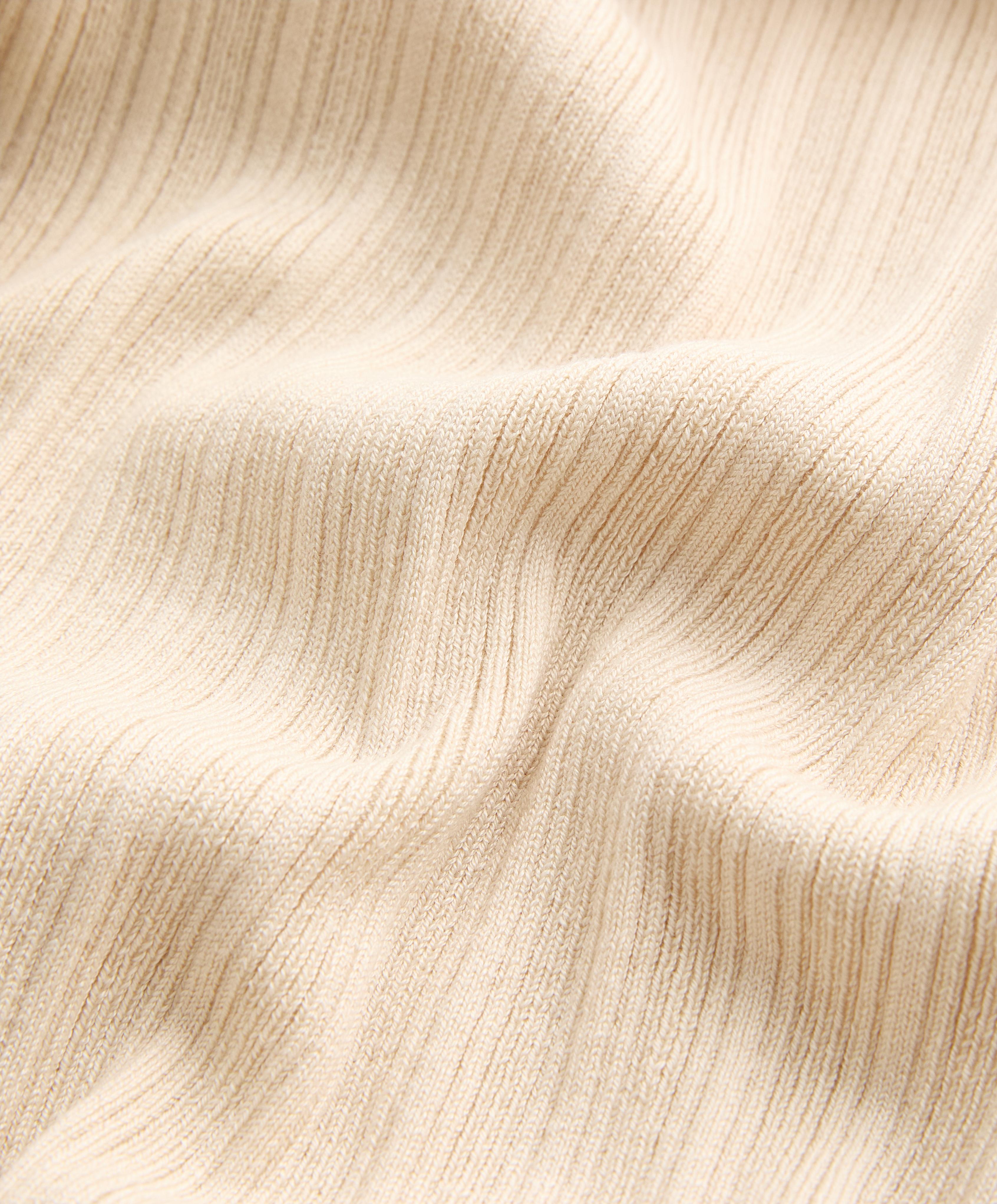 Rib knit top — PLASTER