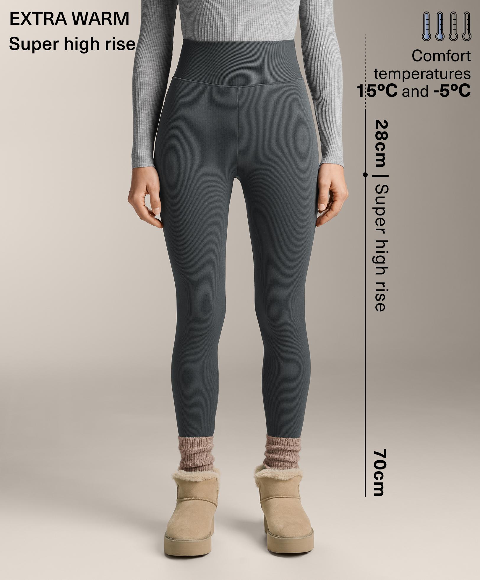 Flare extra Warm seamless super high rise trousers