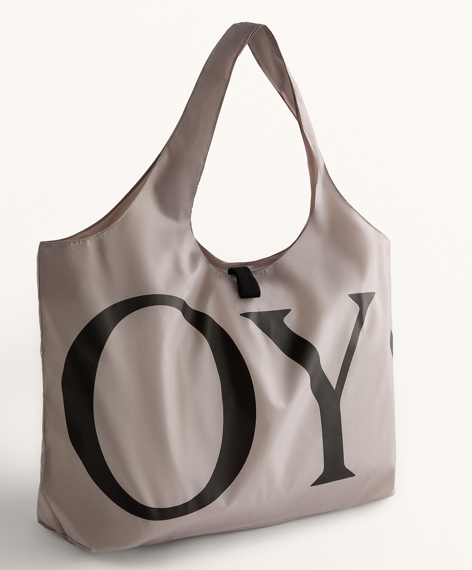 OYSHO Packable Bag — TAUPE