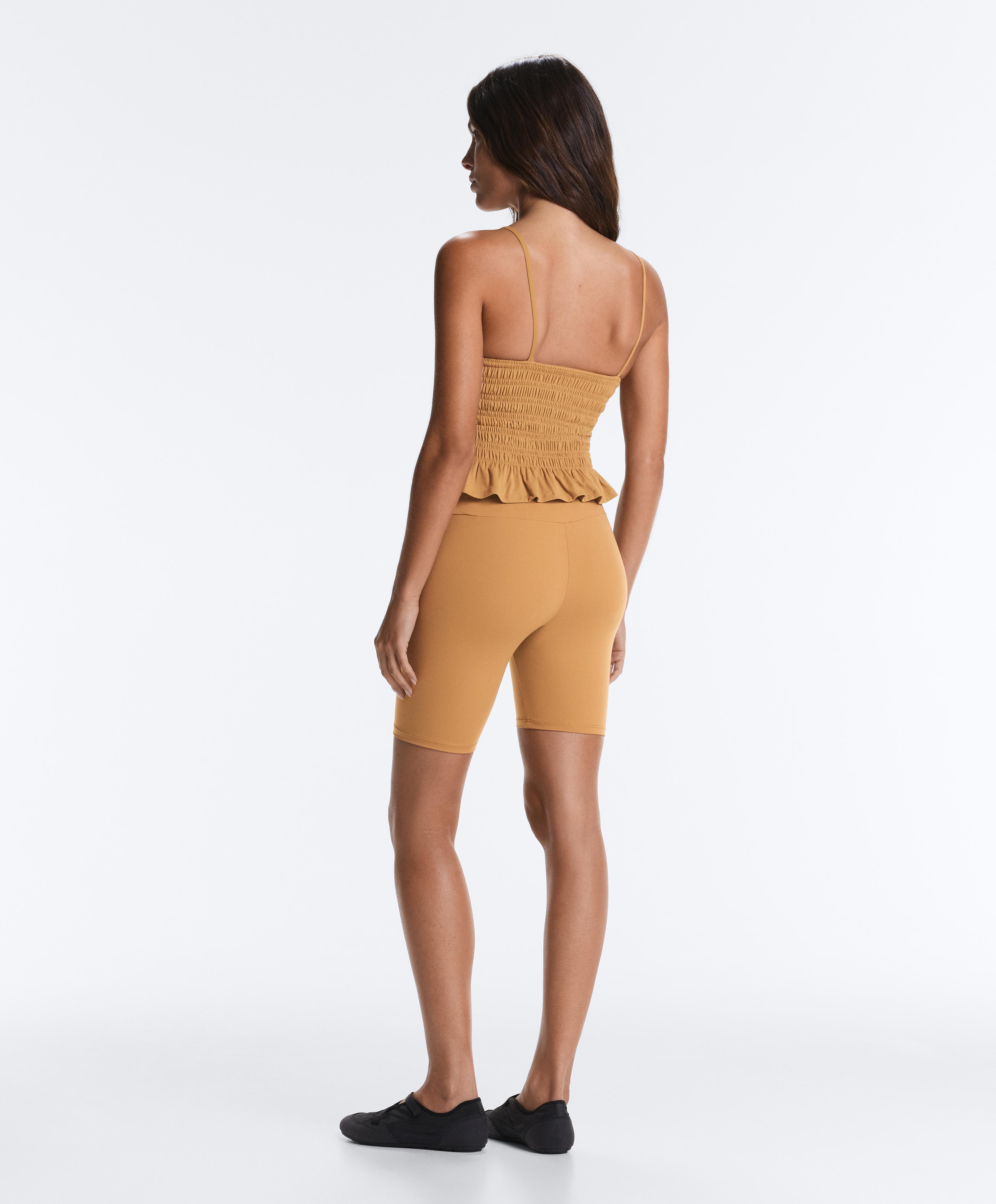 Comfortlux smock tank top — MUSTARD