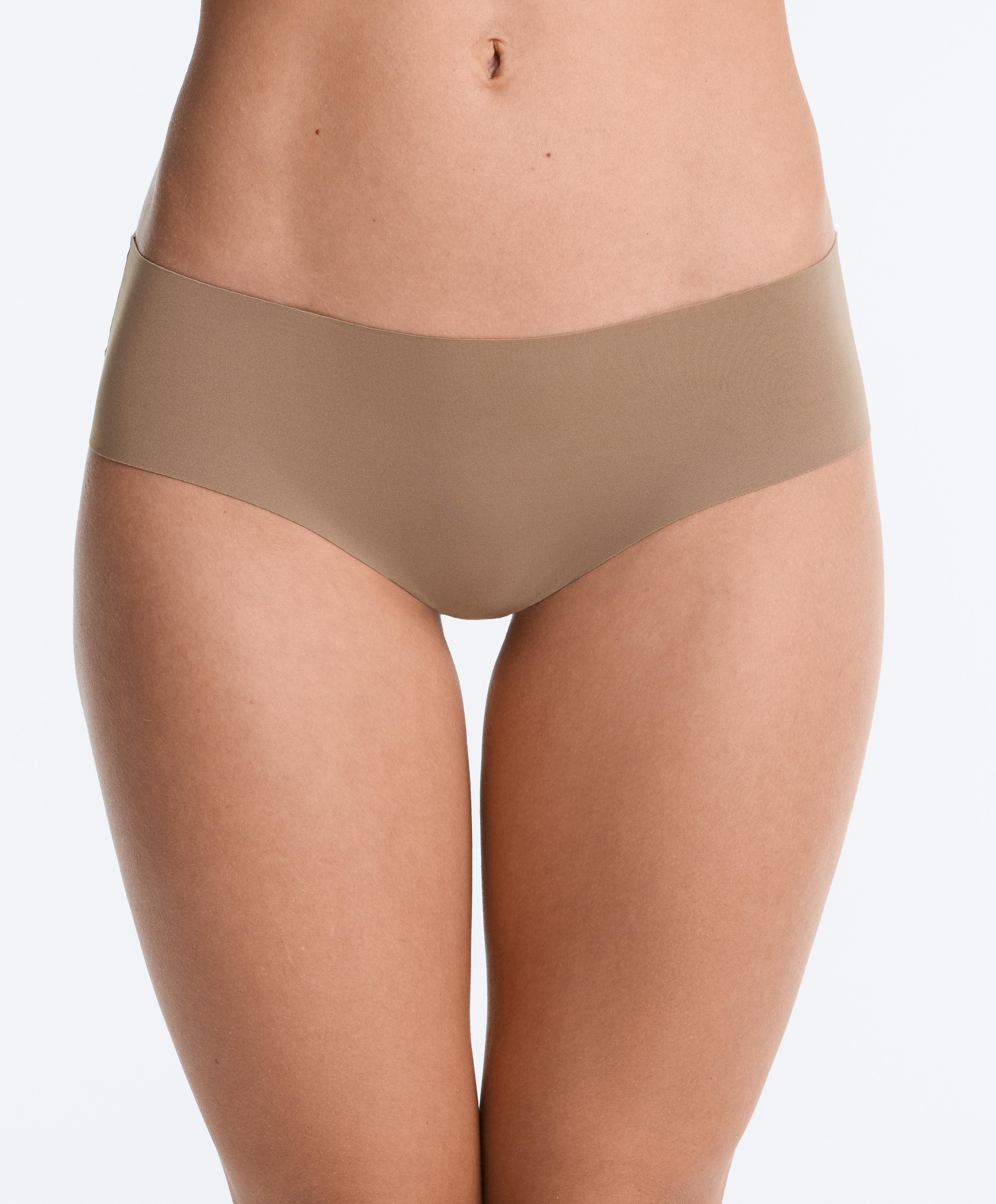 5 invisible laser-cut polyamide blend hipster briefs