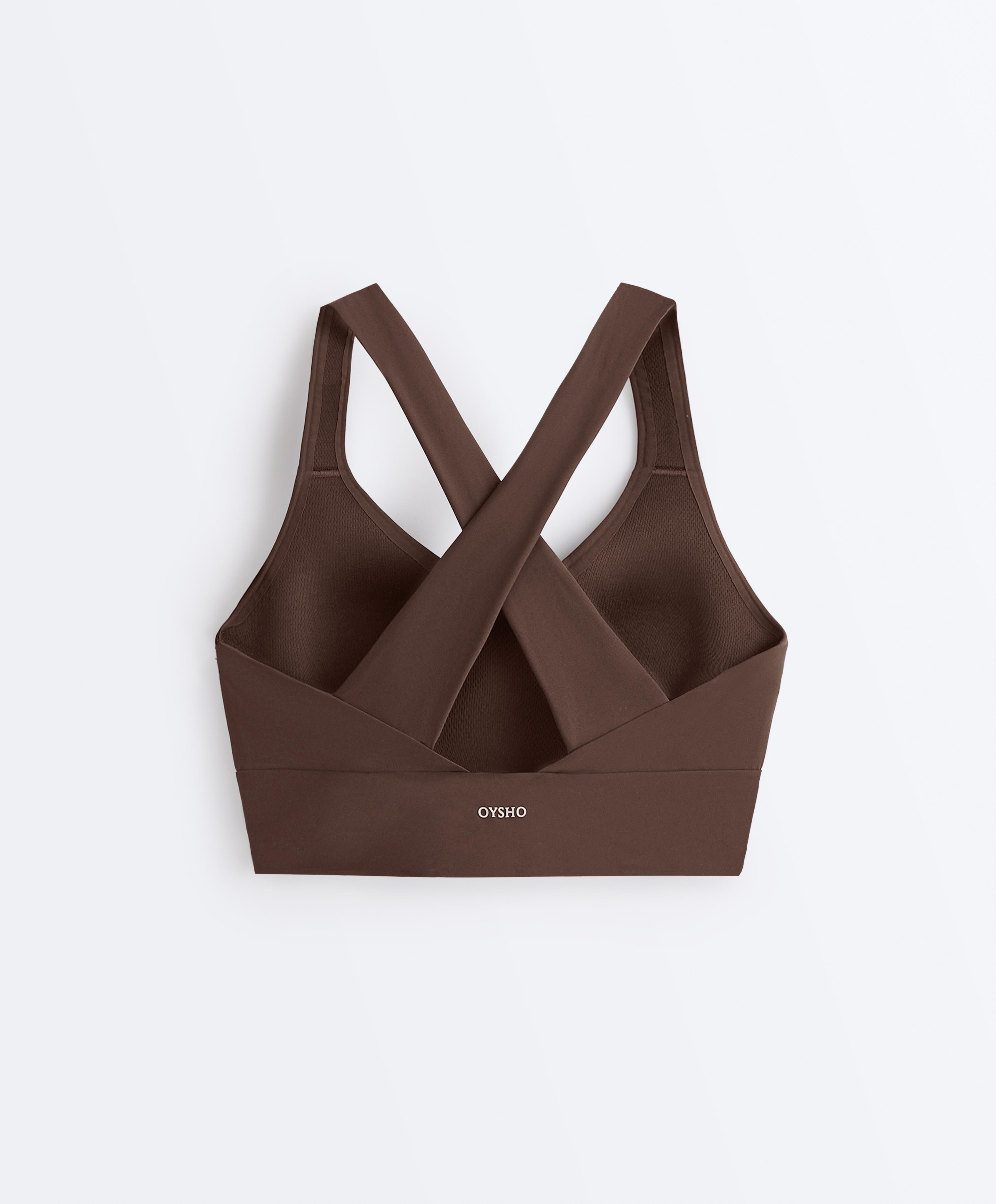 Light Touch medium-support crossover back bra | OYSHO United States