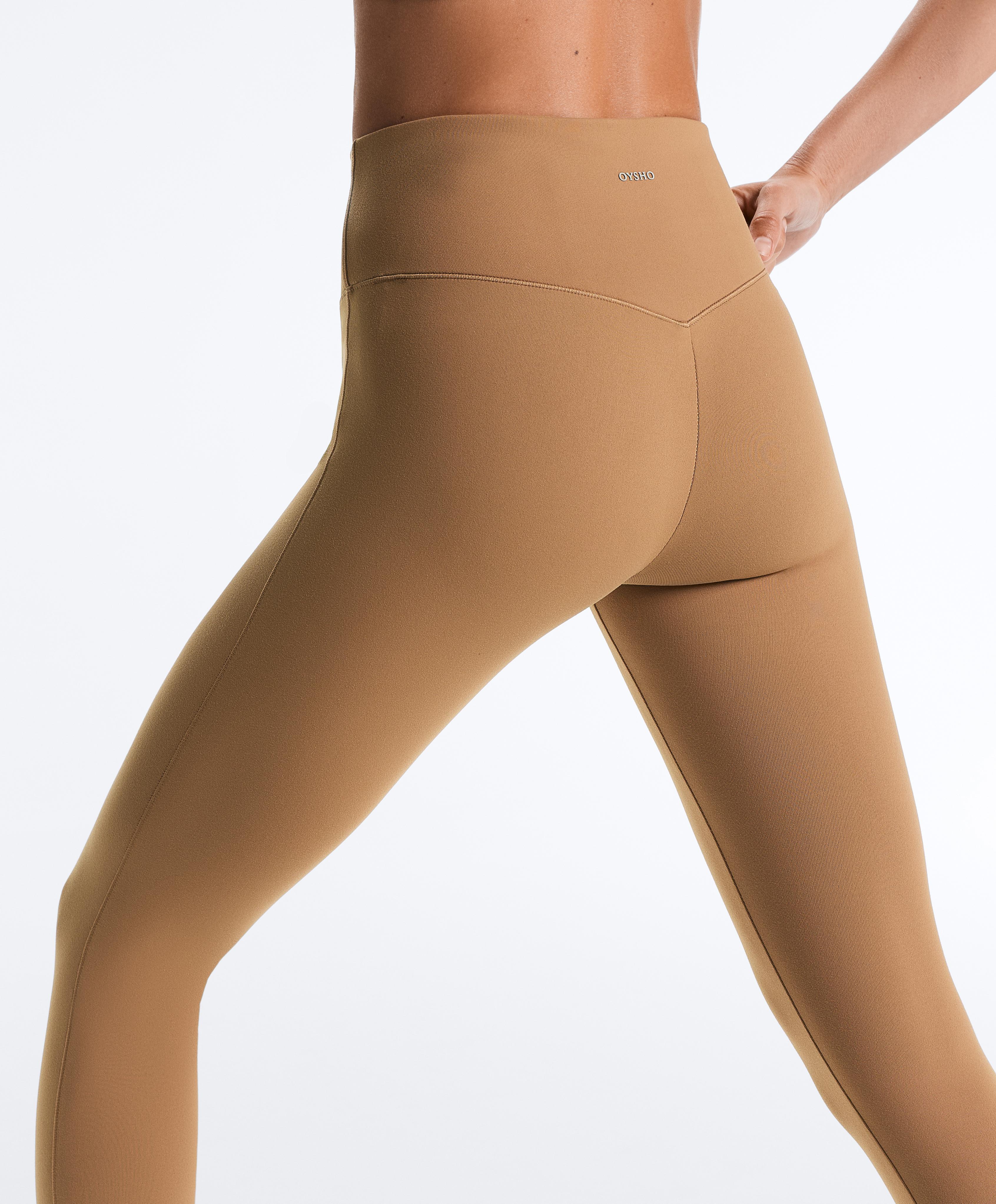 Evermove high-rise ankle-length leggings — PRALINE