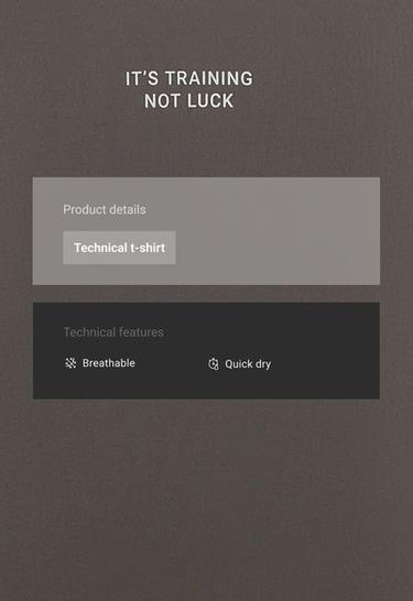 Long-sleeved technical T-shirt with text — CHARCOAL GREY 2