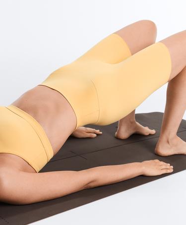 Leggings biker high rise comfortlux 20 cm — BURNT YELLOW 4