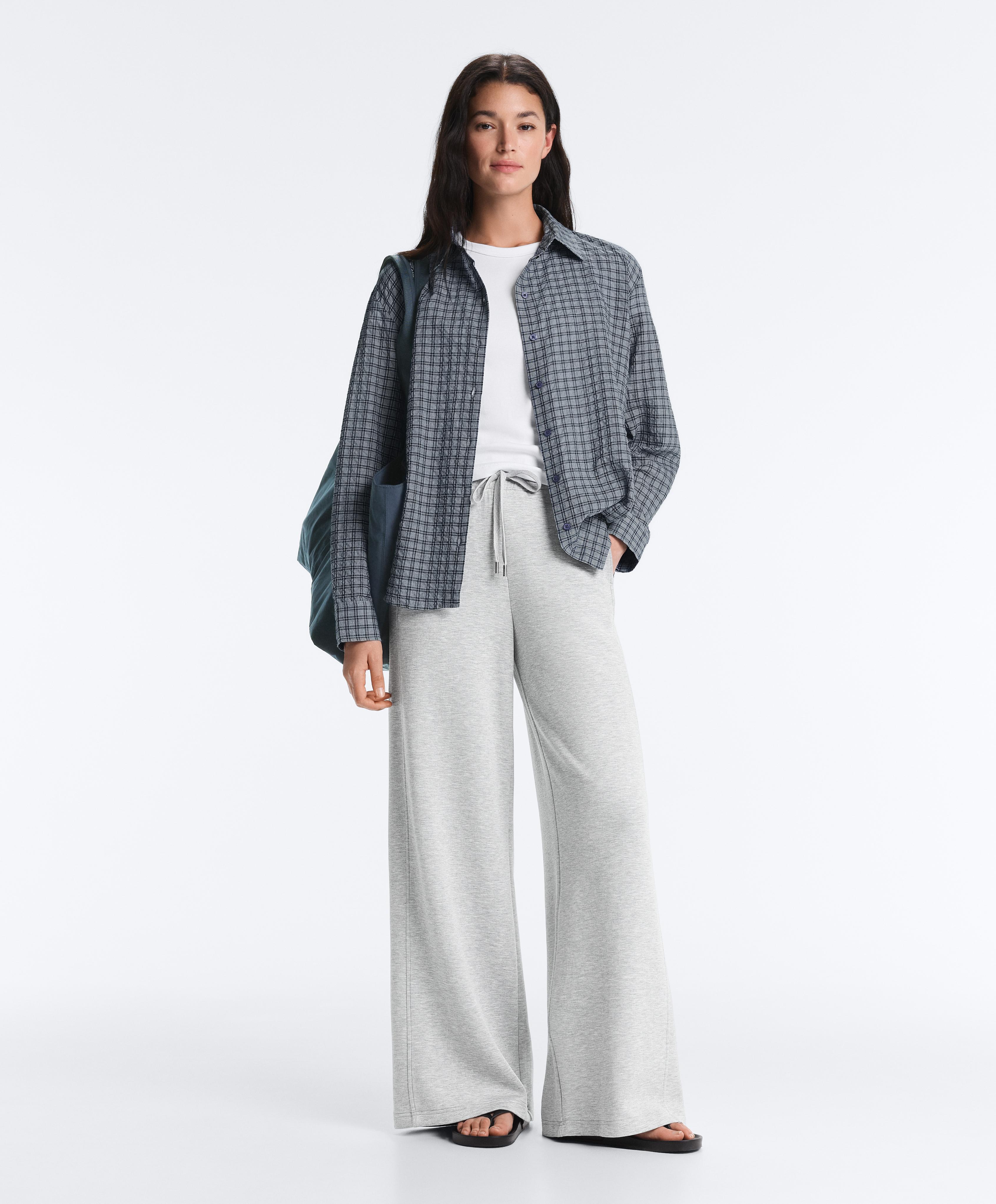 Long sleeve shirt — GREY-BLUE