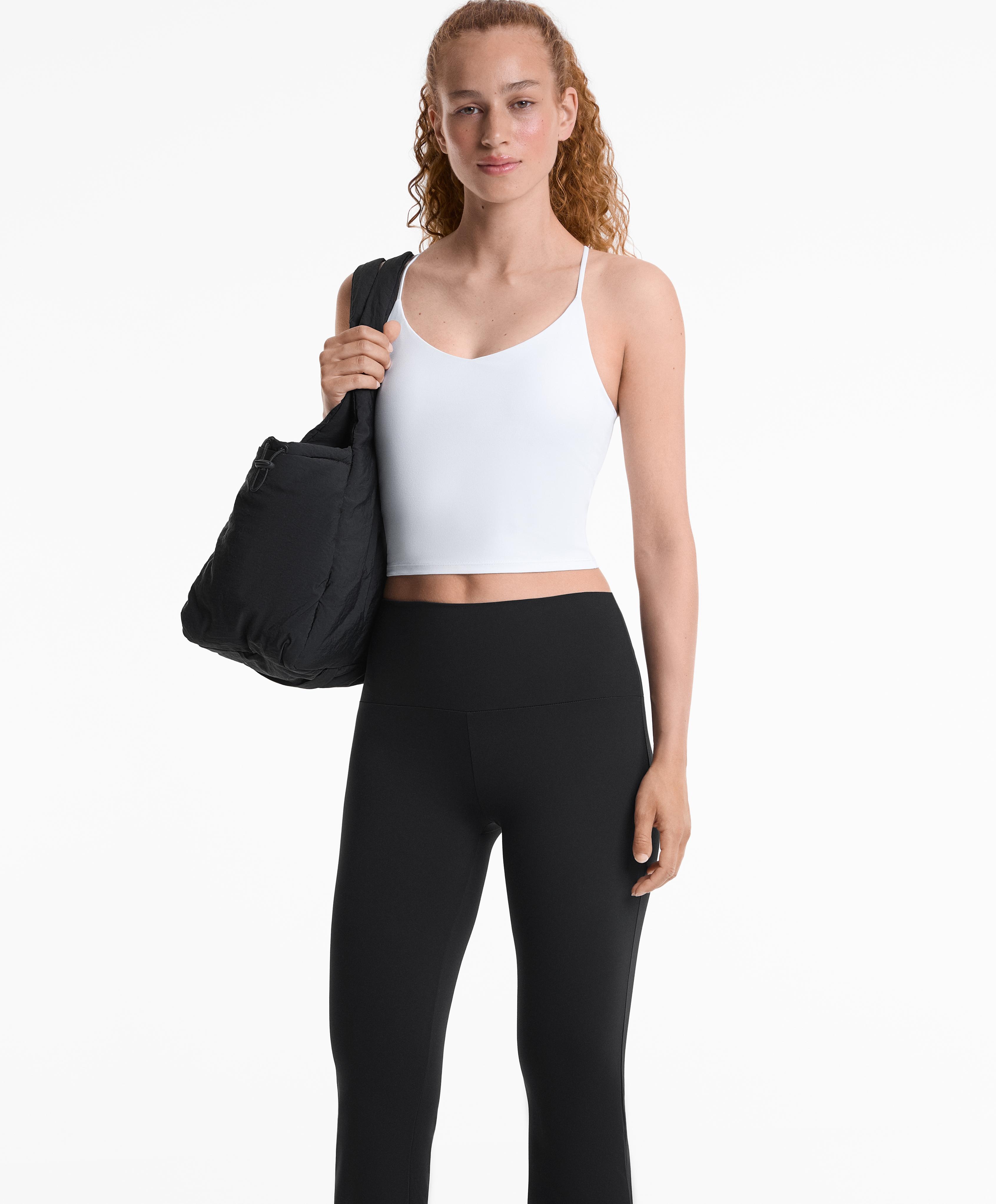 Comfortlux tank top with adjustable straps — WHITE