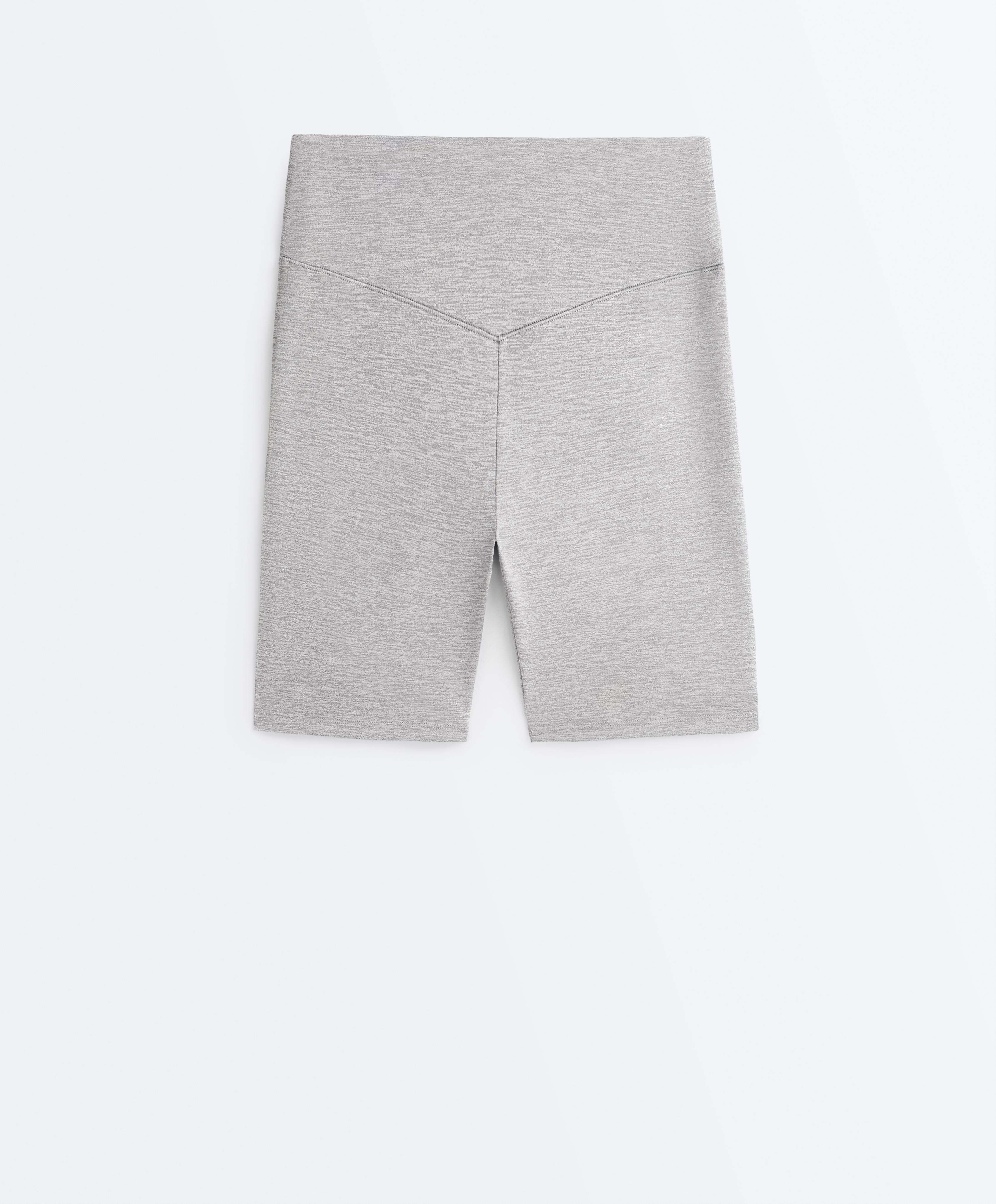 Evermove high-rise 20cm cycle leggings — MID-GREY MELANGE