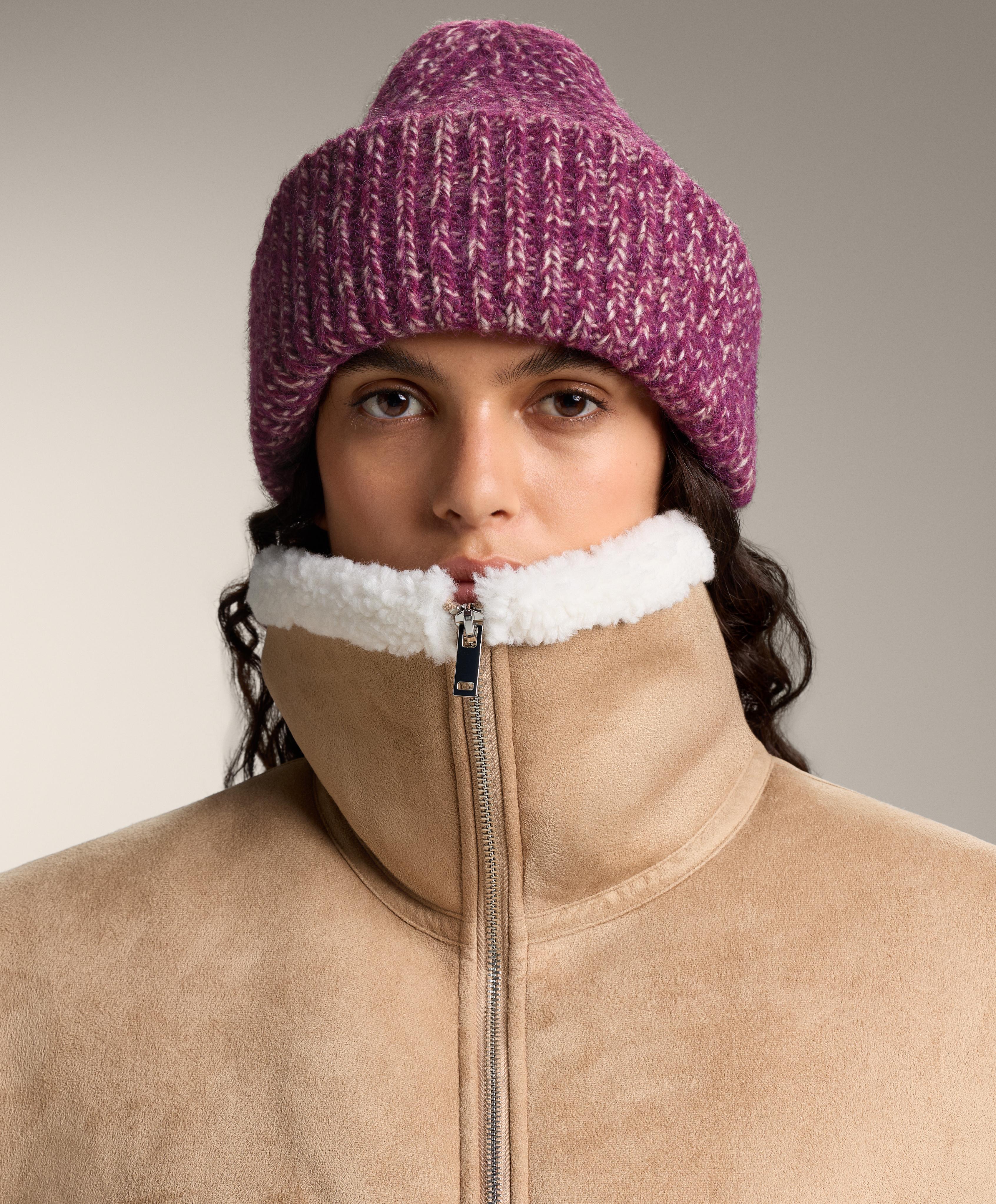 Căciulă din tricot jaspé Căciulă din tricot jaspé