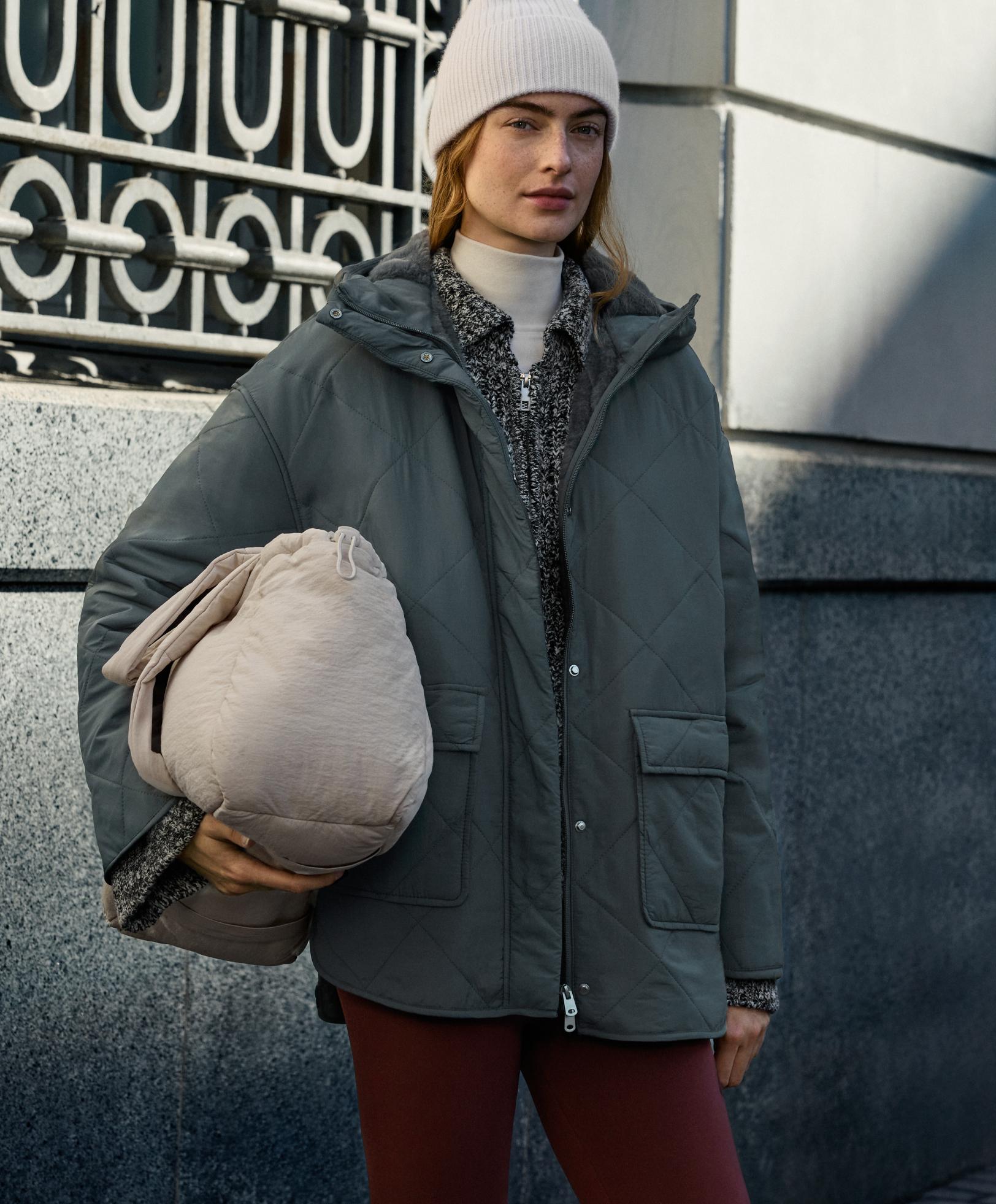 FELLEX® AEROGEL water-repellent padded jacket — ANTHRACITE GREY
