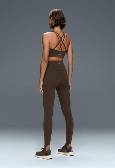 Leggings ankle-length super high rise comfortlux stirrup — BROWN 6