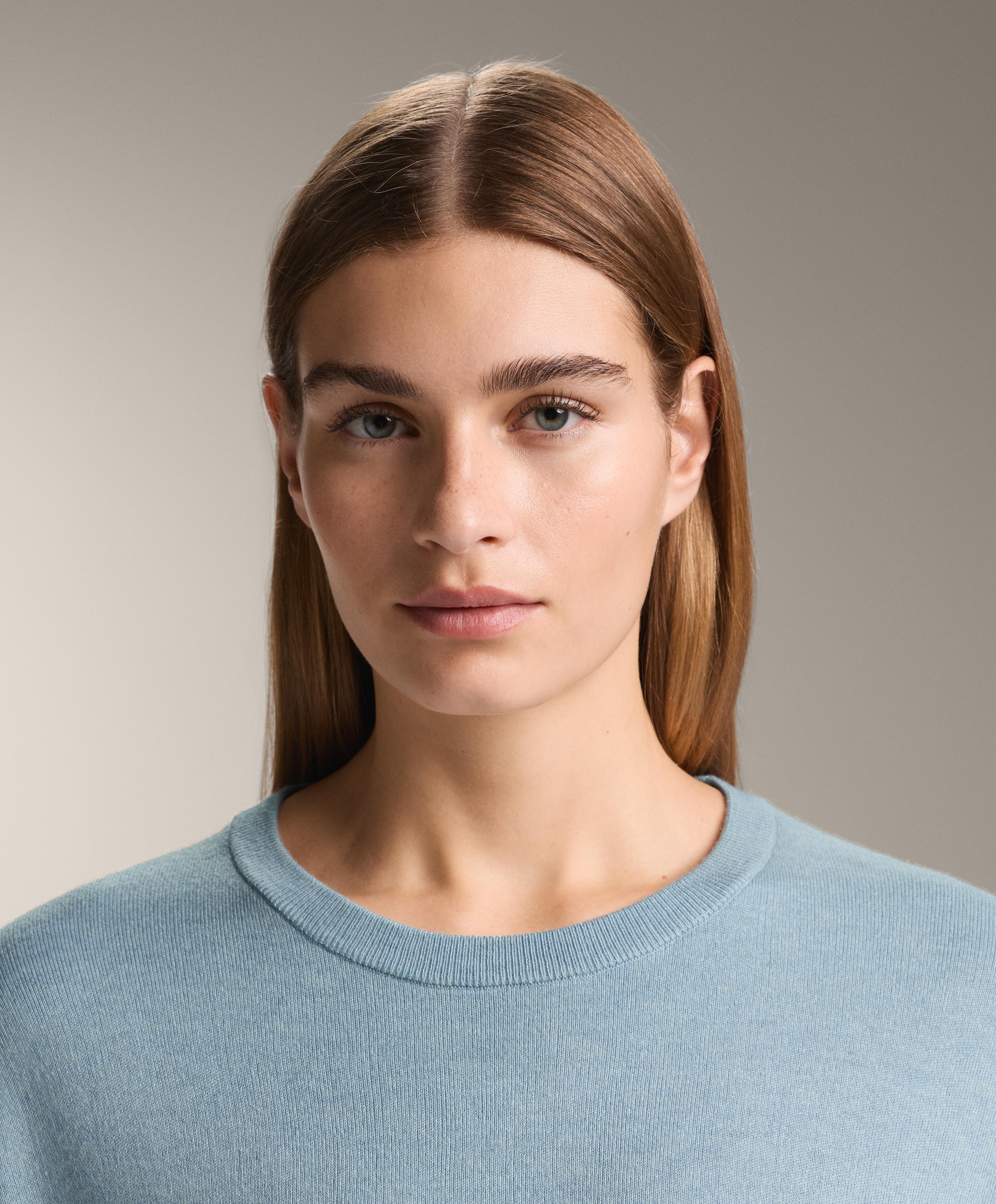 Pullover mit Rundhalsausschnitt aus 10 % Kaschmir - Sale Pullover mit Rundhalsausschnitt aus 10 % Kaschmir - Sale