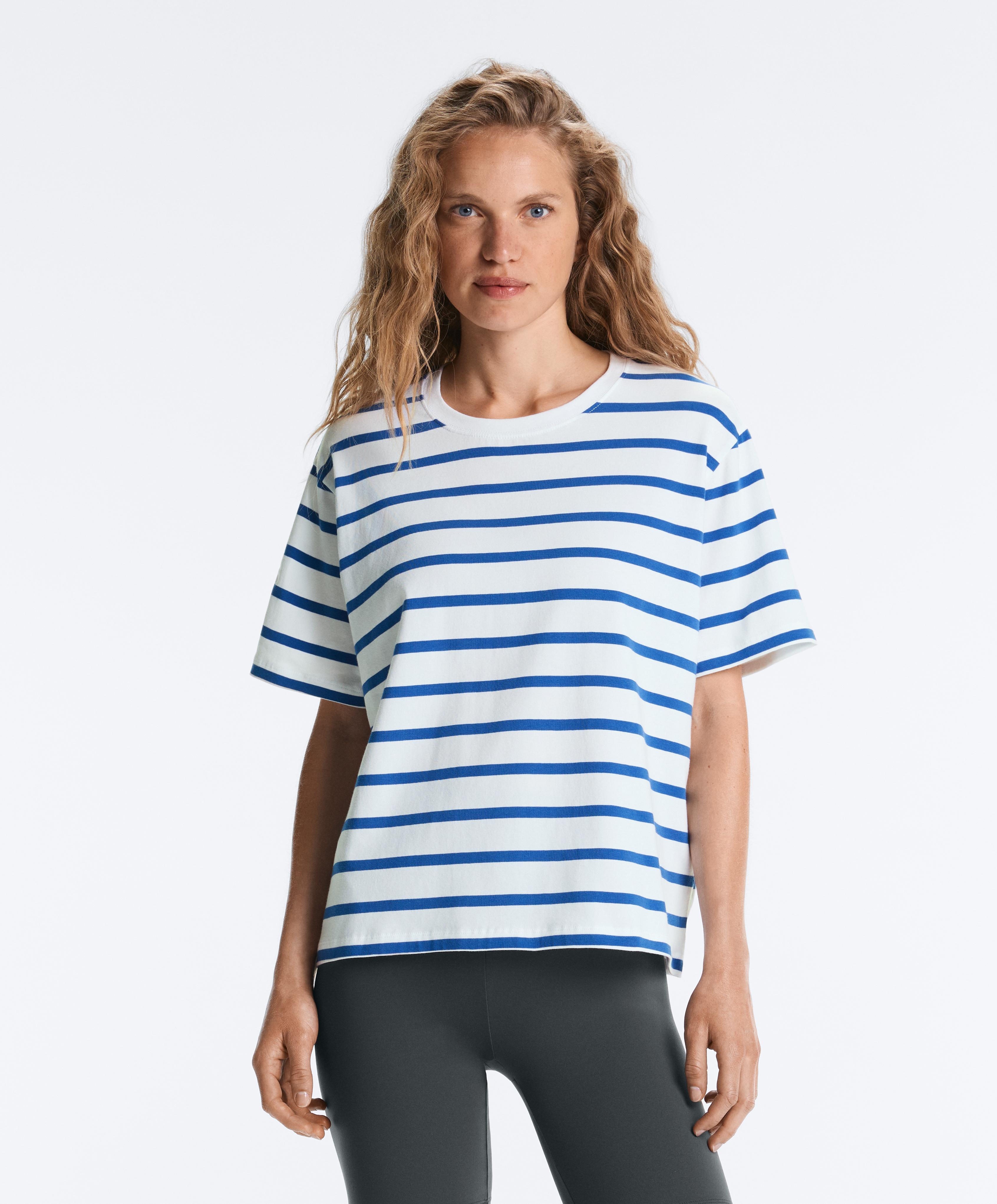 Boxy-Shirt aus Baumwollmischung Boxy-Shirt aus Baumwollmischung
