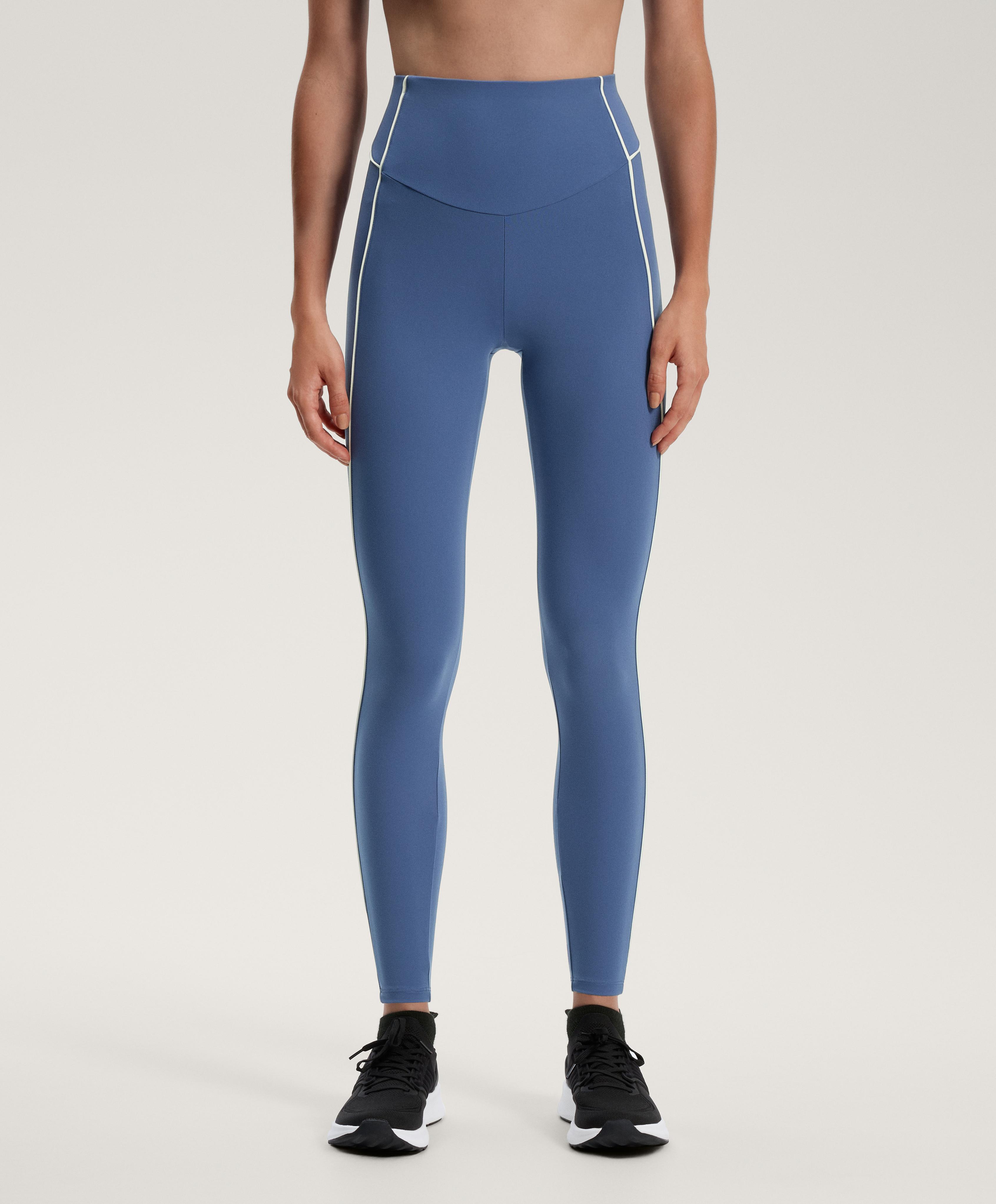 Leggings până la gleznă high rise Comfortlux 65 cm cu piping Leggings până la gleznă high rise Comfortlux 65 cm cu piping