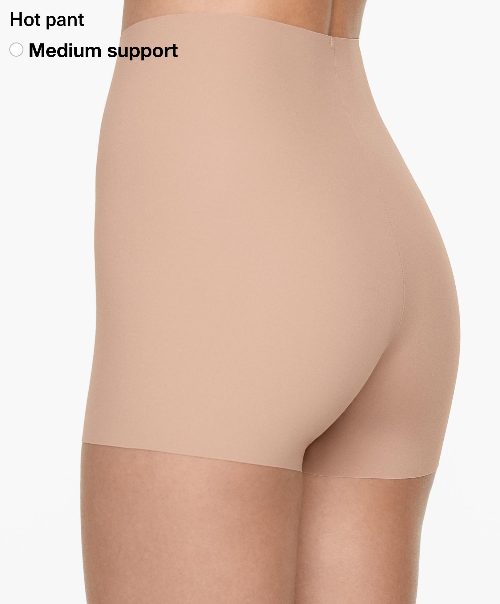 Hot pants taille haute invisible laser cut