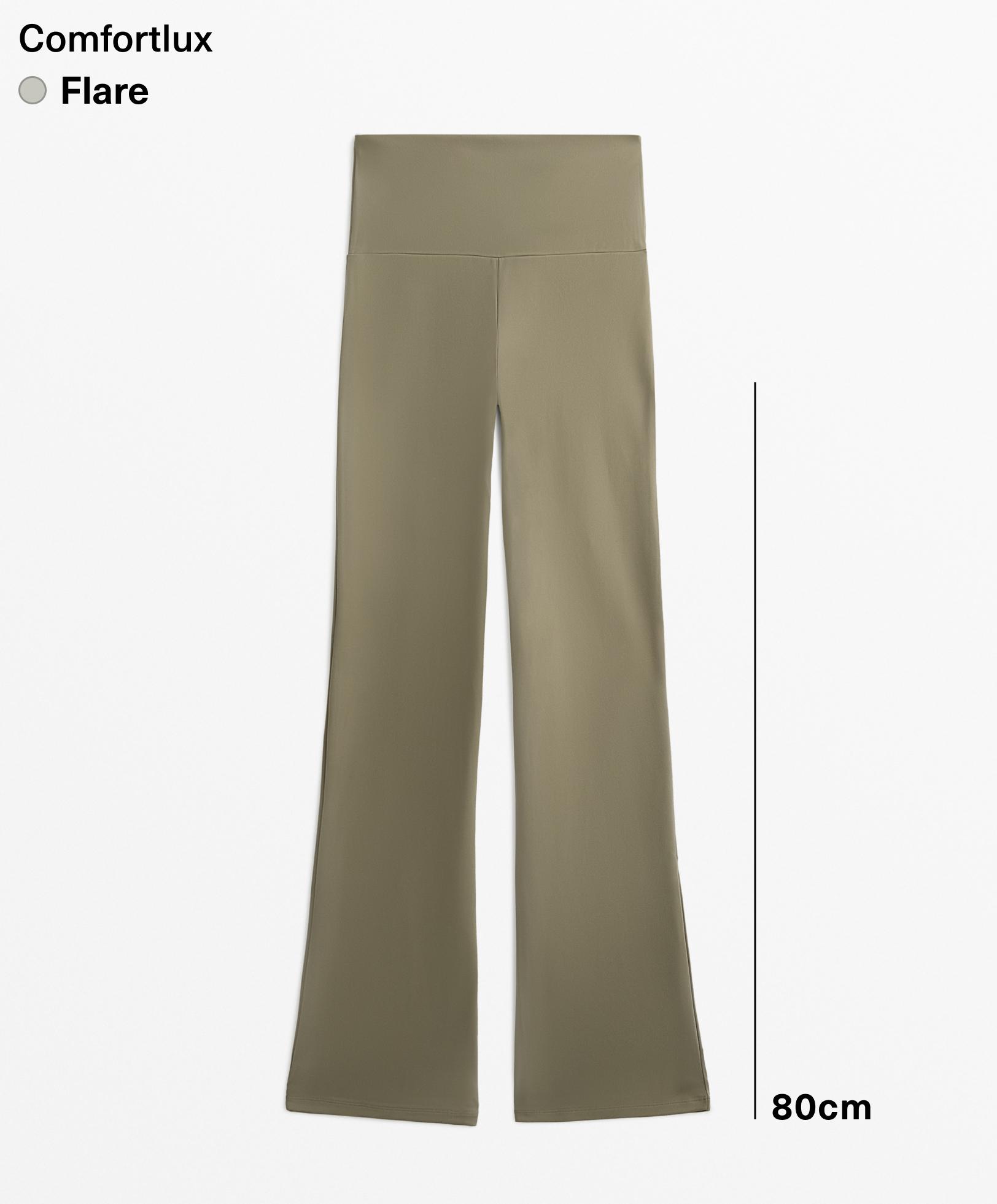 Pantalón flare comfortlux high rise