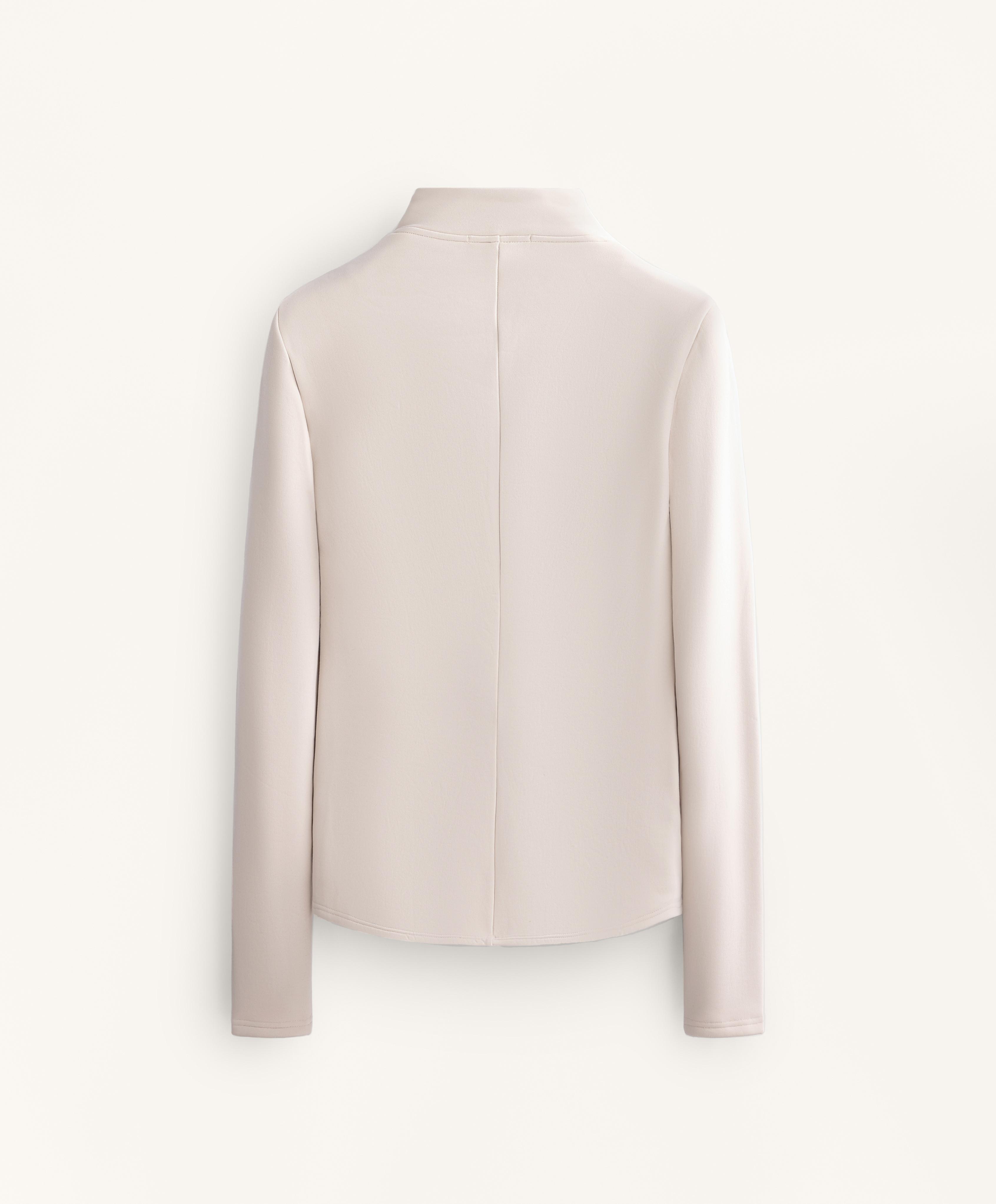 Long super extra warm seamless technical jacket