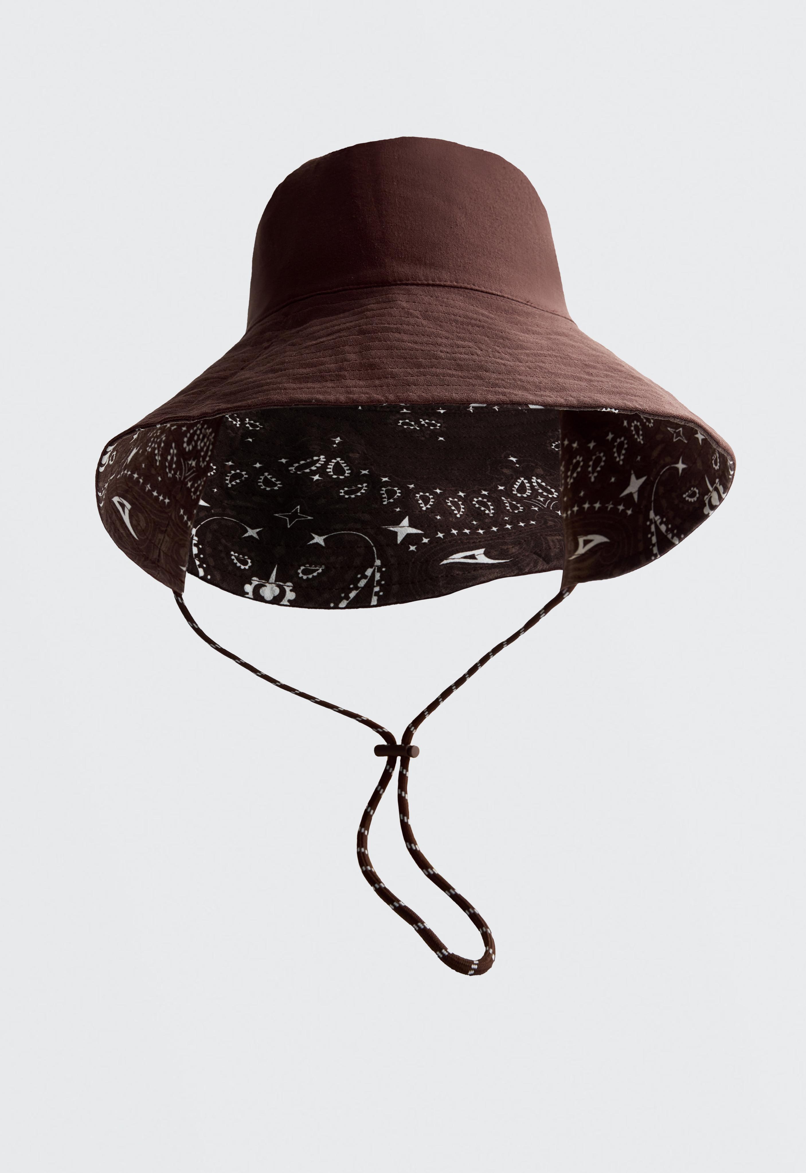 Αναστρέψιμο καπέλο bucket 100% βαμβάκι bandana Αναστρέψιμο καπέλο bucket 100% βαμβάκι bandana