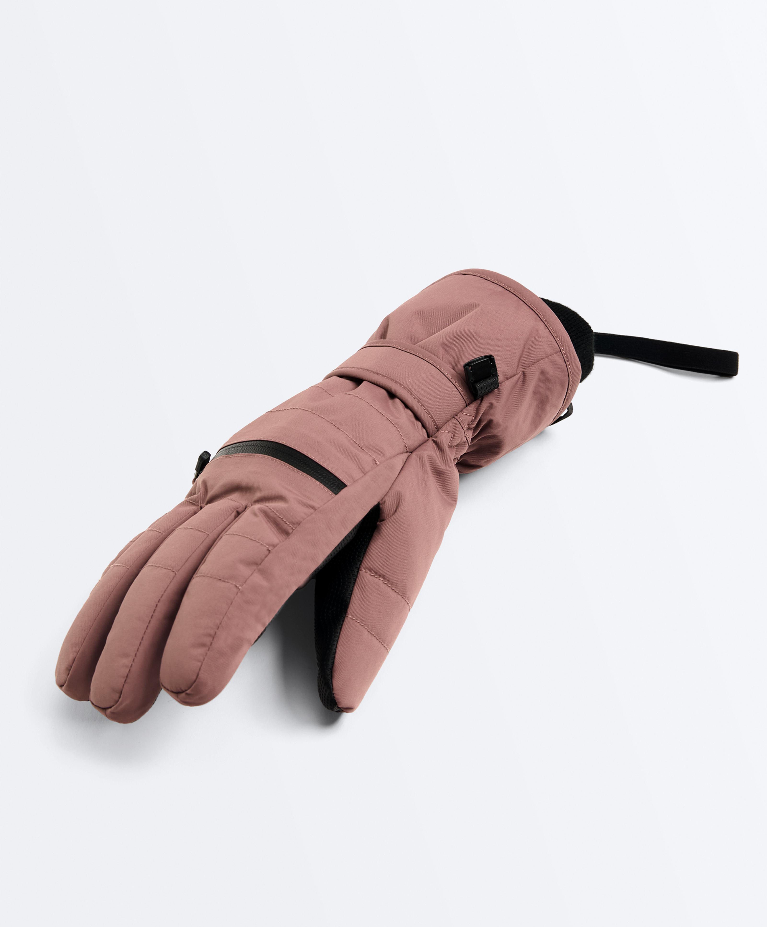 Technical SKI Primaloft® Gloves — MAUVE