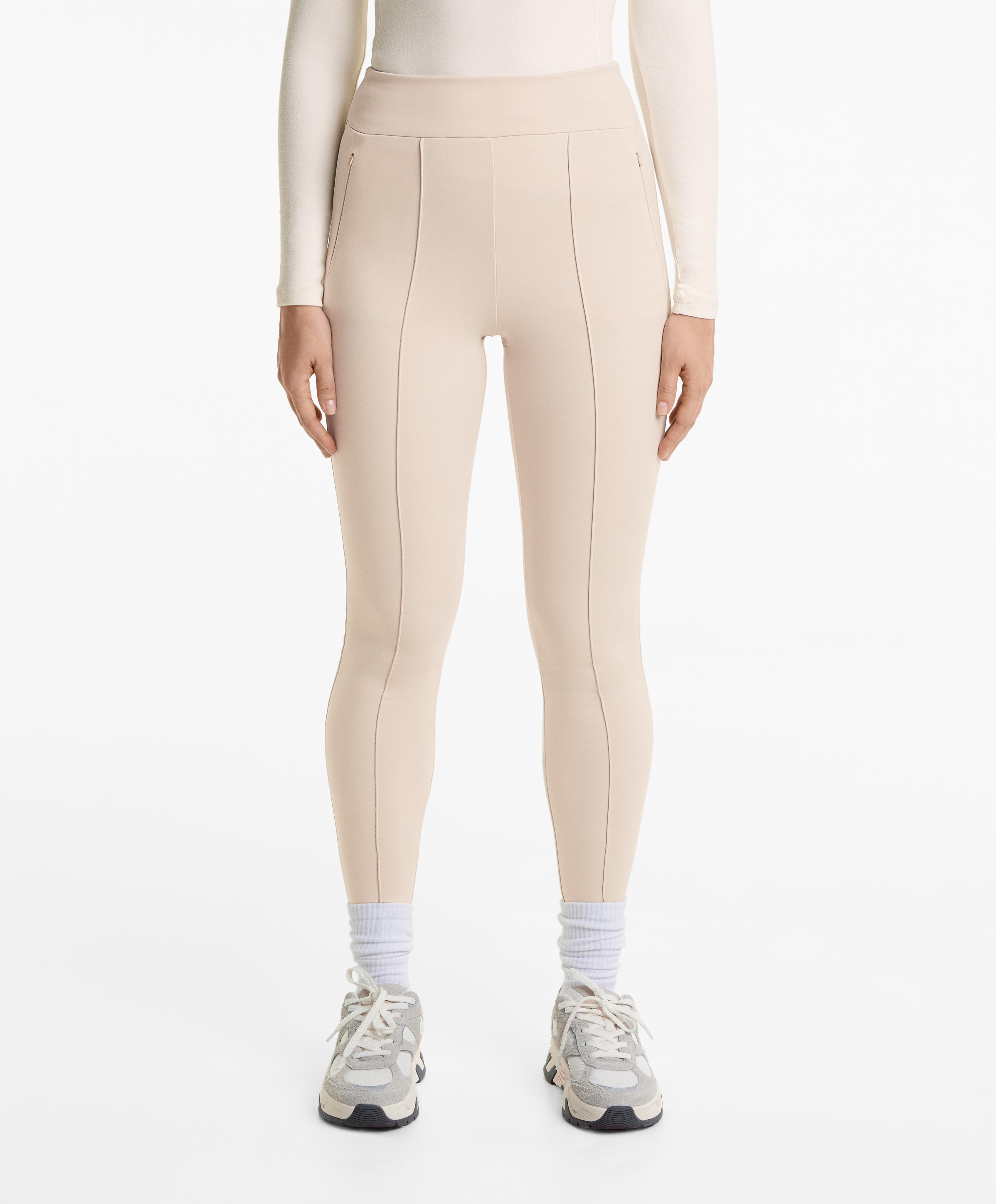 70cm warm ankle-length leggings with crease - Sale 70cm warm ankle-length leggings with crease - Sale