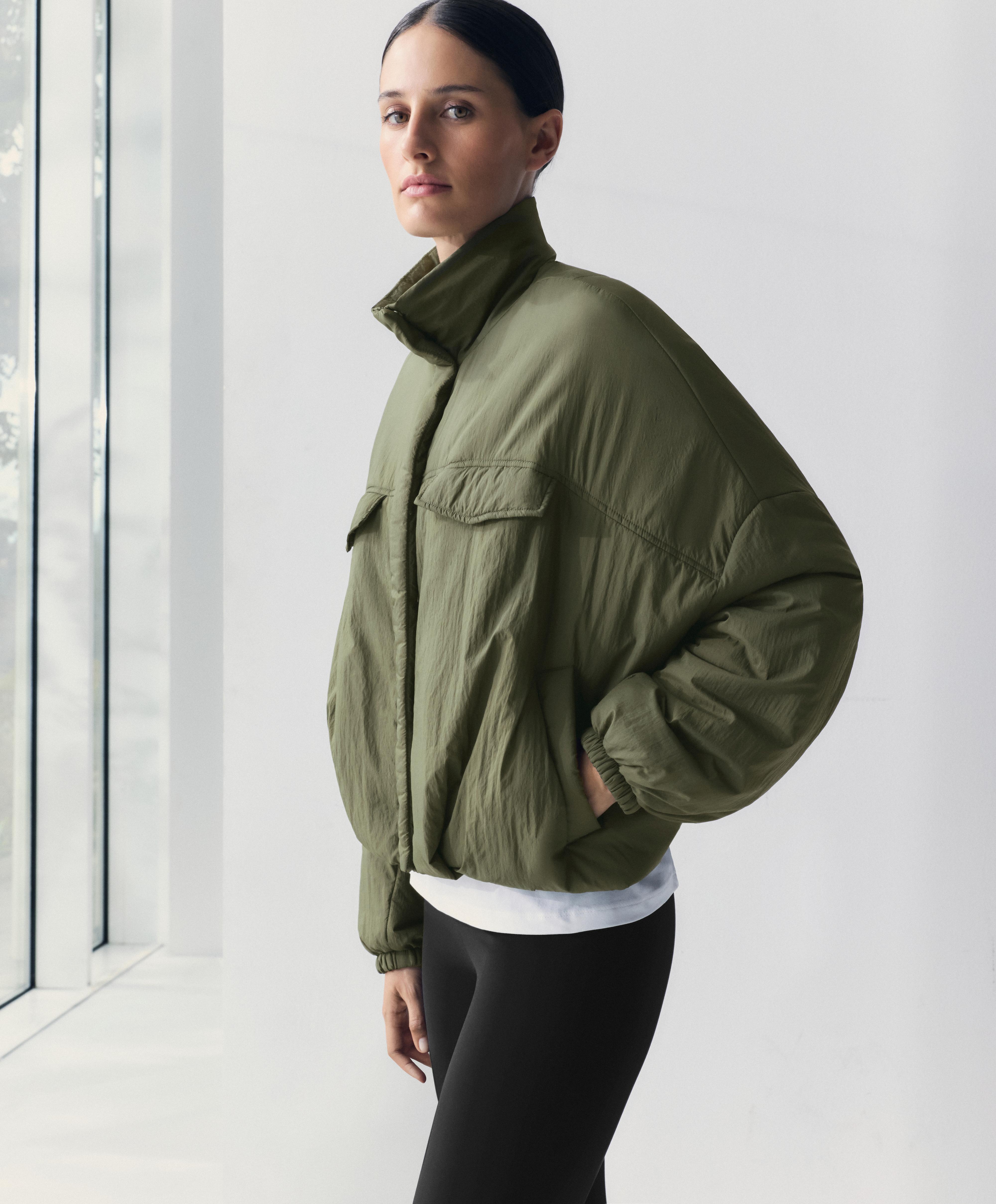 Water-repellent FELLEX® AEROGEL balloon jacket — KHAKI