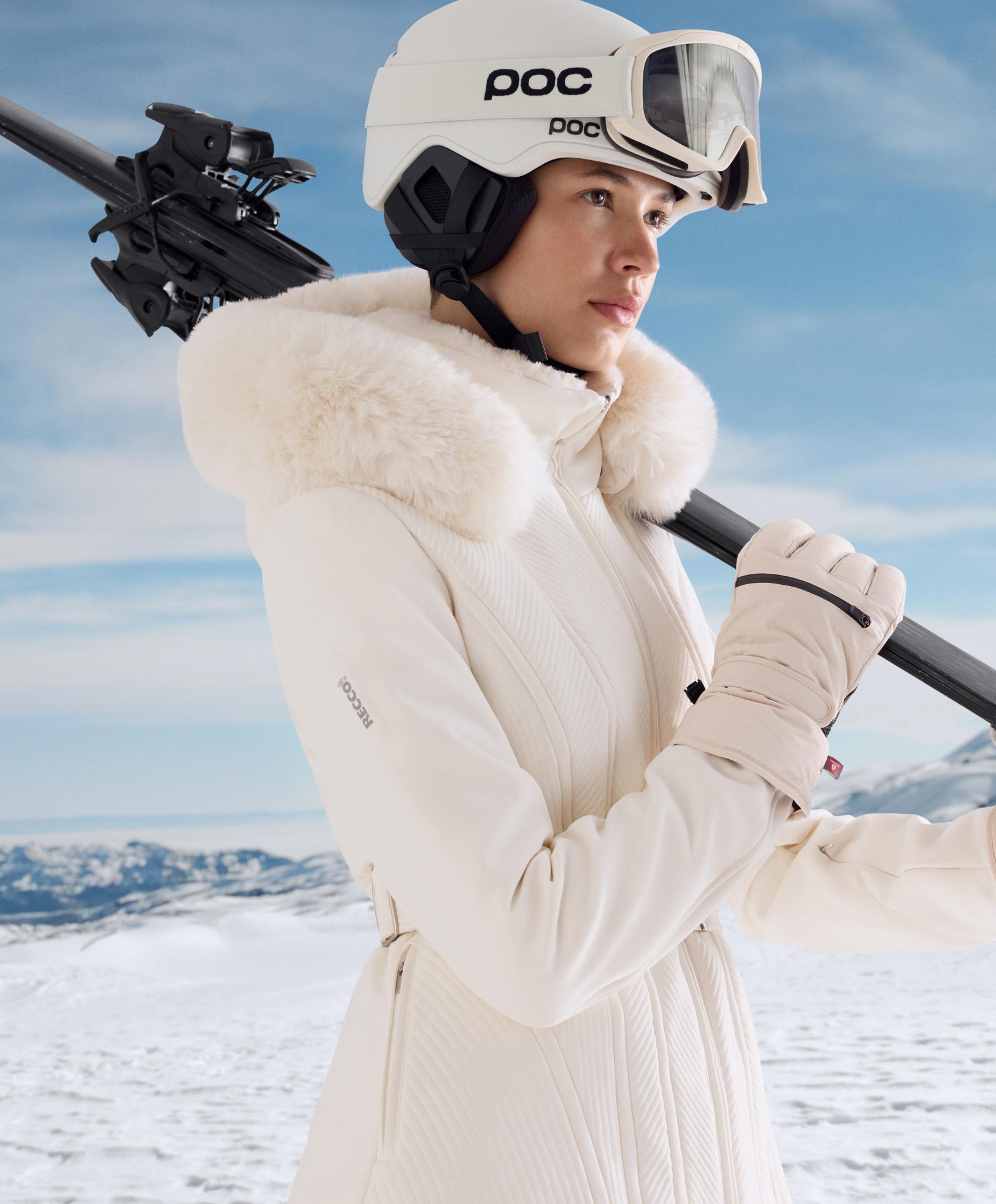 Primaloft® SKI water-resistant super-fitted jacket — WHITE 