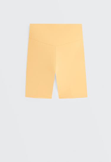 Leggings biker high rise comfortlux 20 cm — BURNT YELLOW 9
