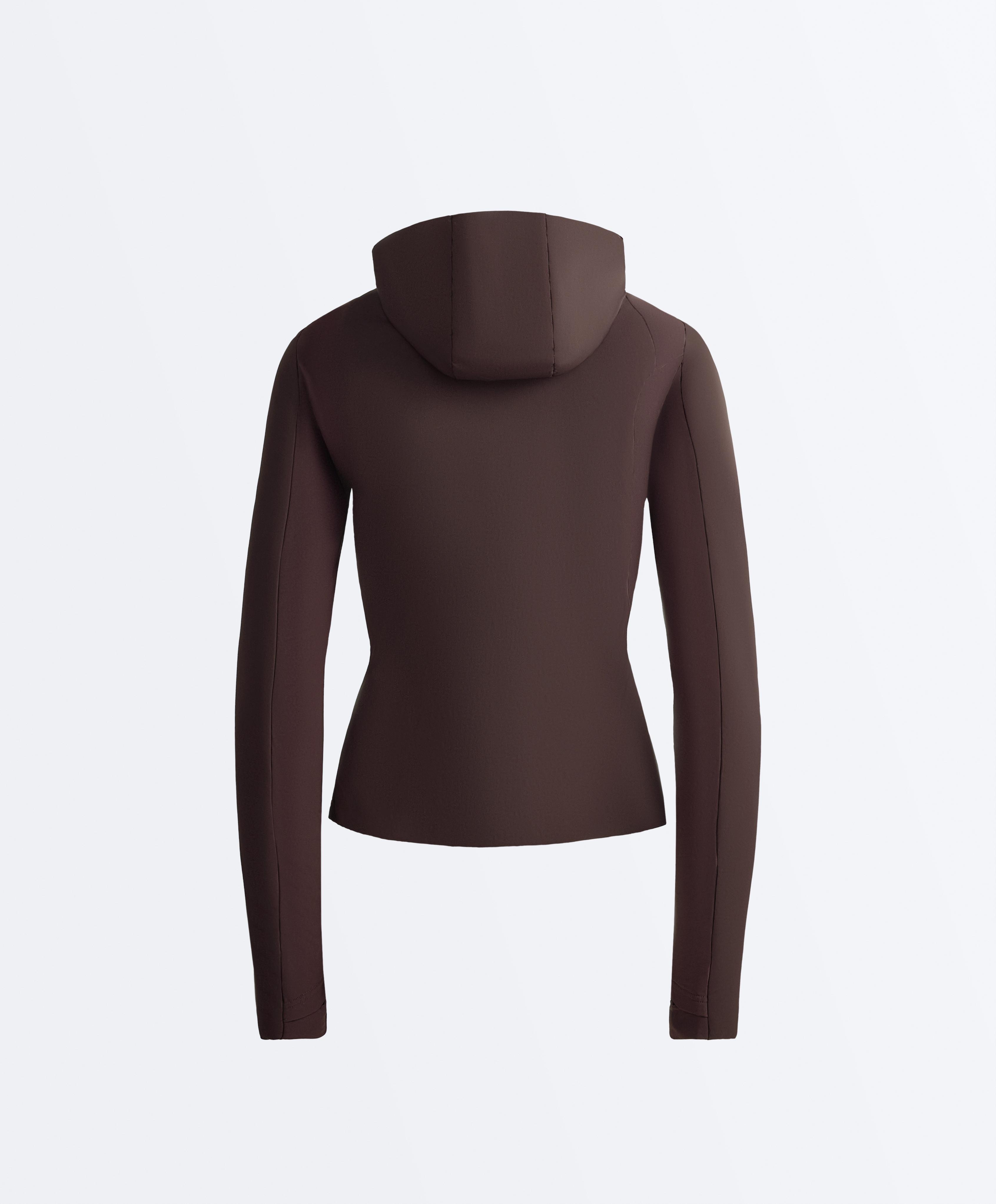 FELLEX® Volcanic technical padded jacket — Dark chocolate