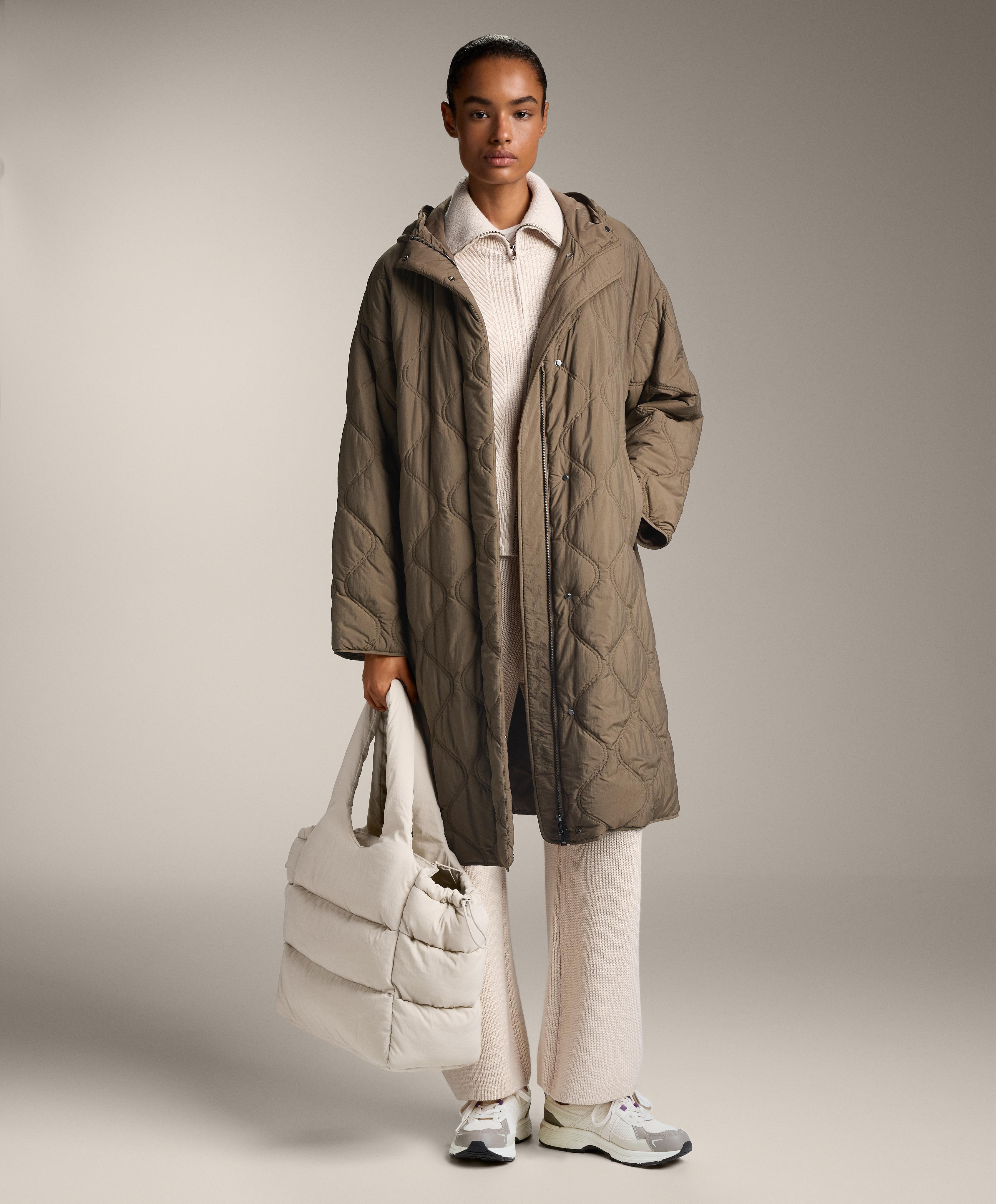 Knit straight-leg trousers