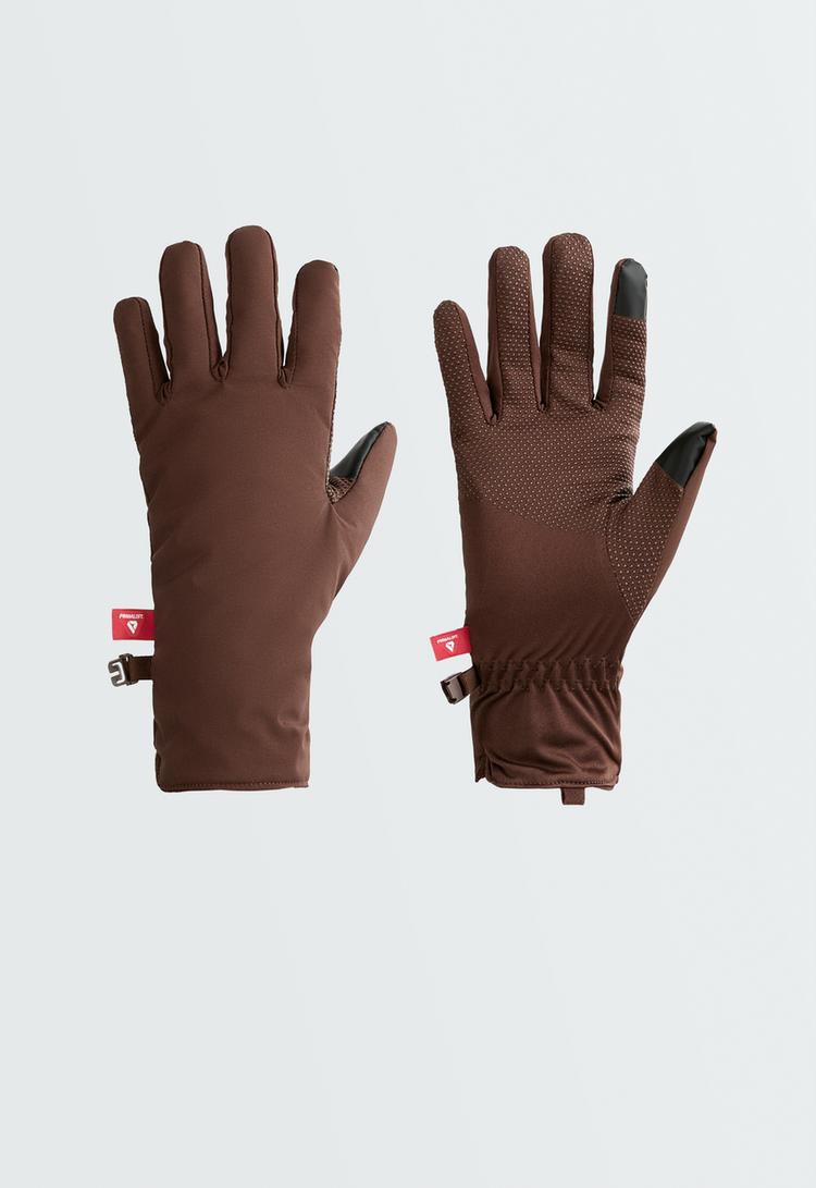 Primaloft® padded gloves — CHOCOLATE      