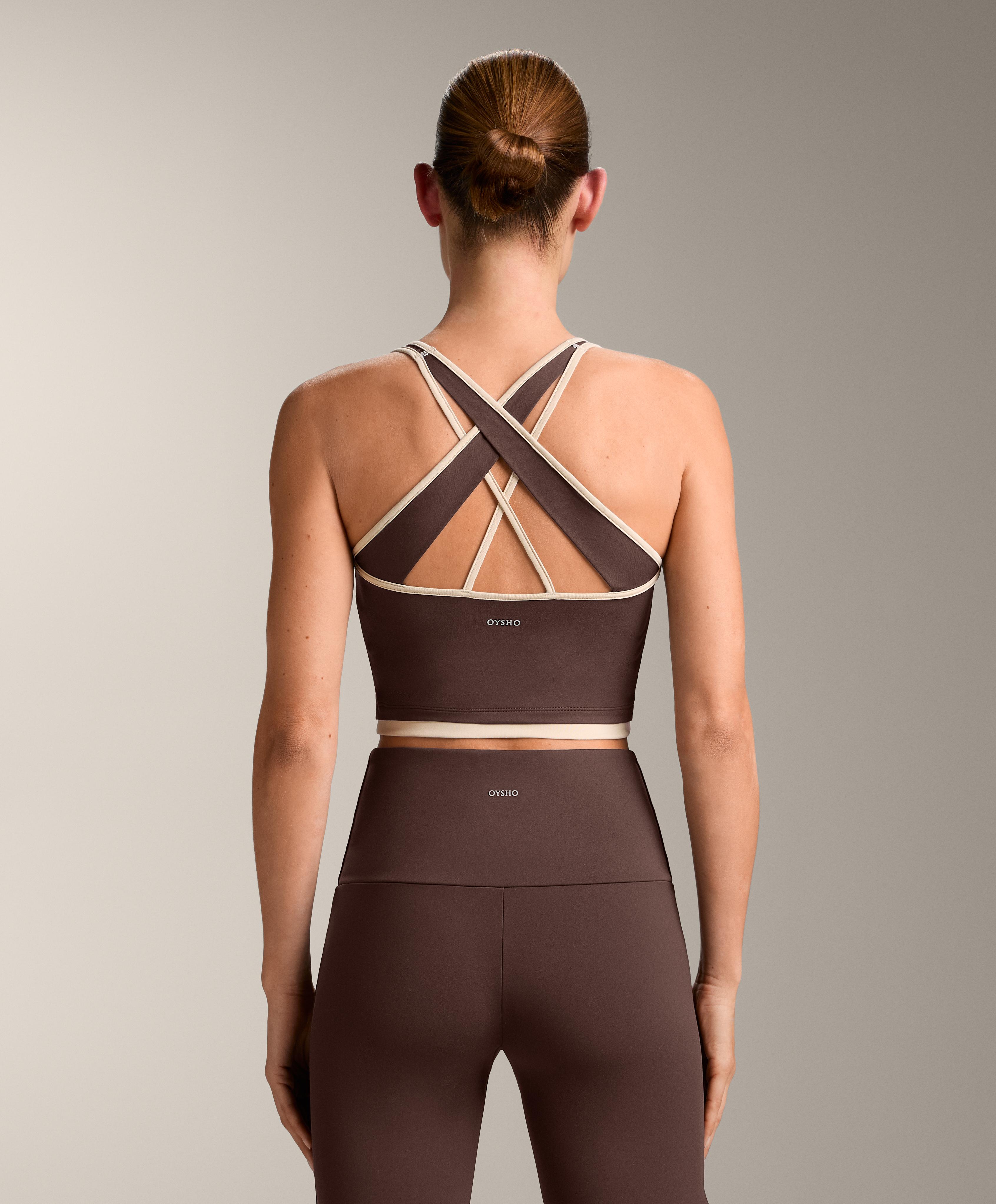 Comfortlux Tanktop mit Kontrast und Ringerrücken