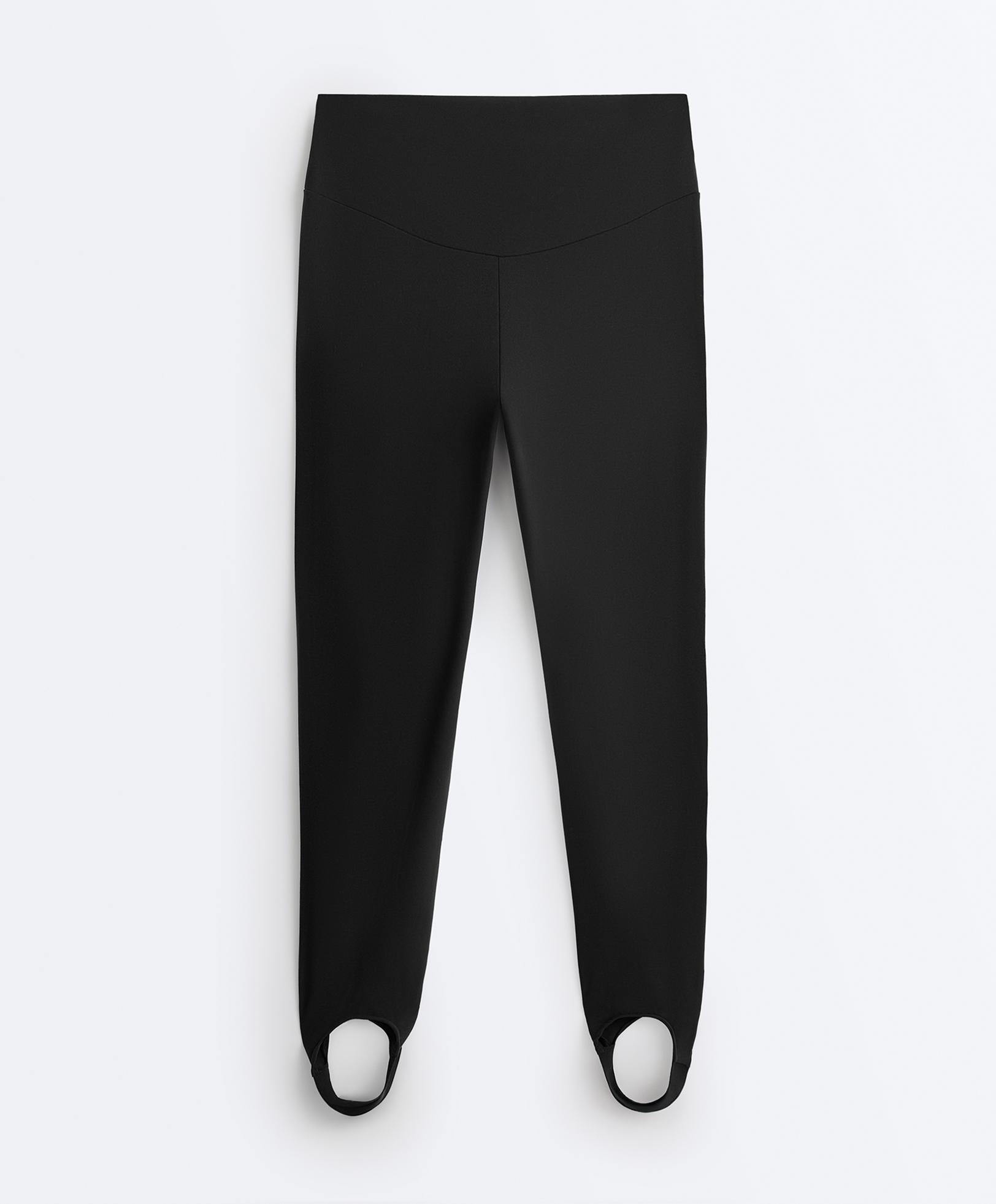 Comfortlux super-high-rise ankle-length leggings — BLACK