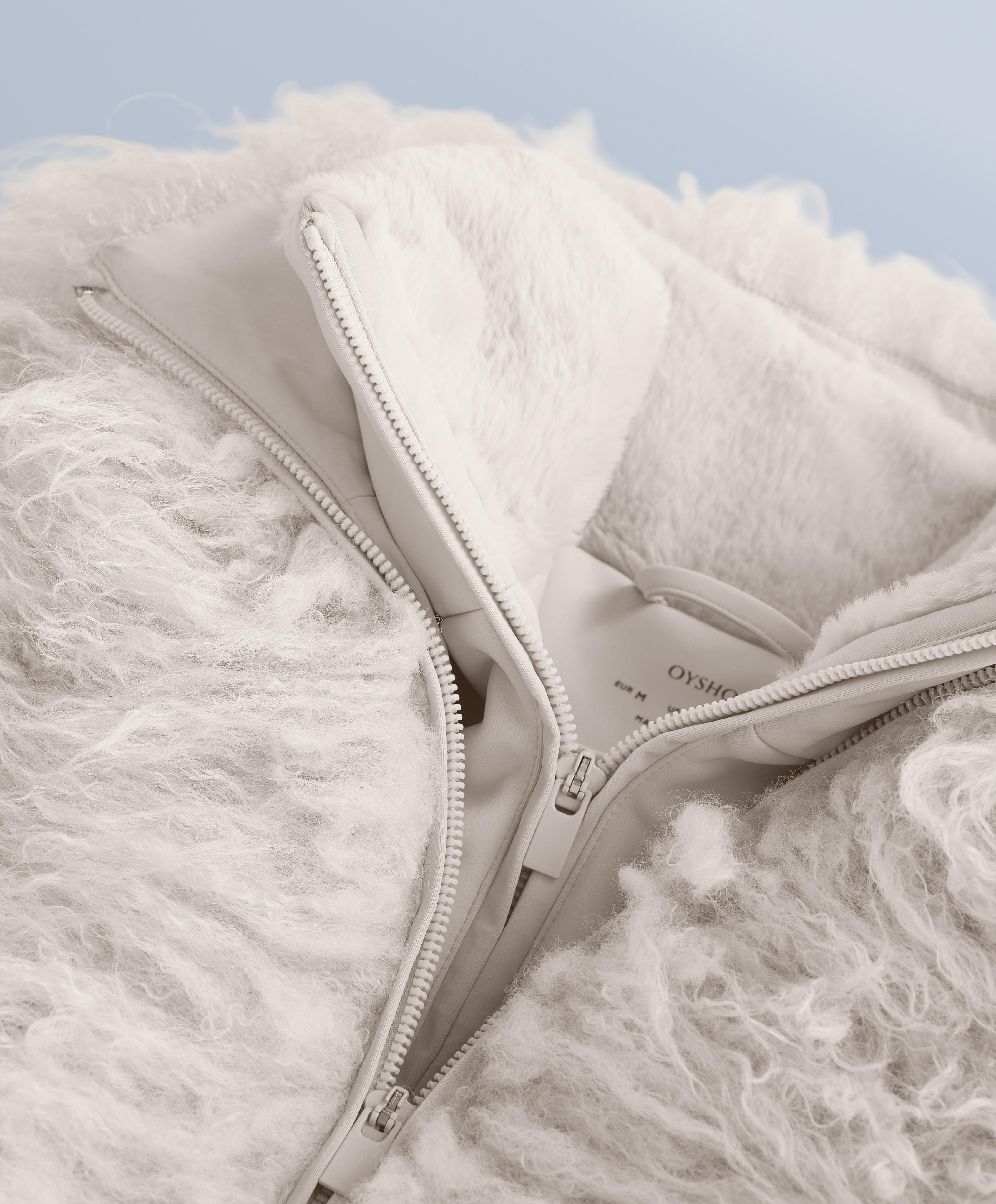 Water-resistant 2-in-1 removable flare stretch SKI jumpsuit — PALE MINK
