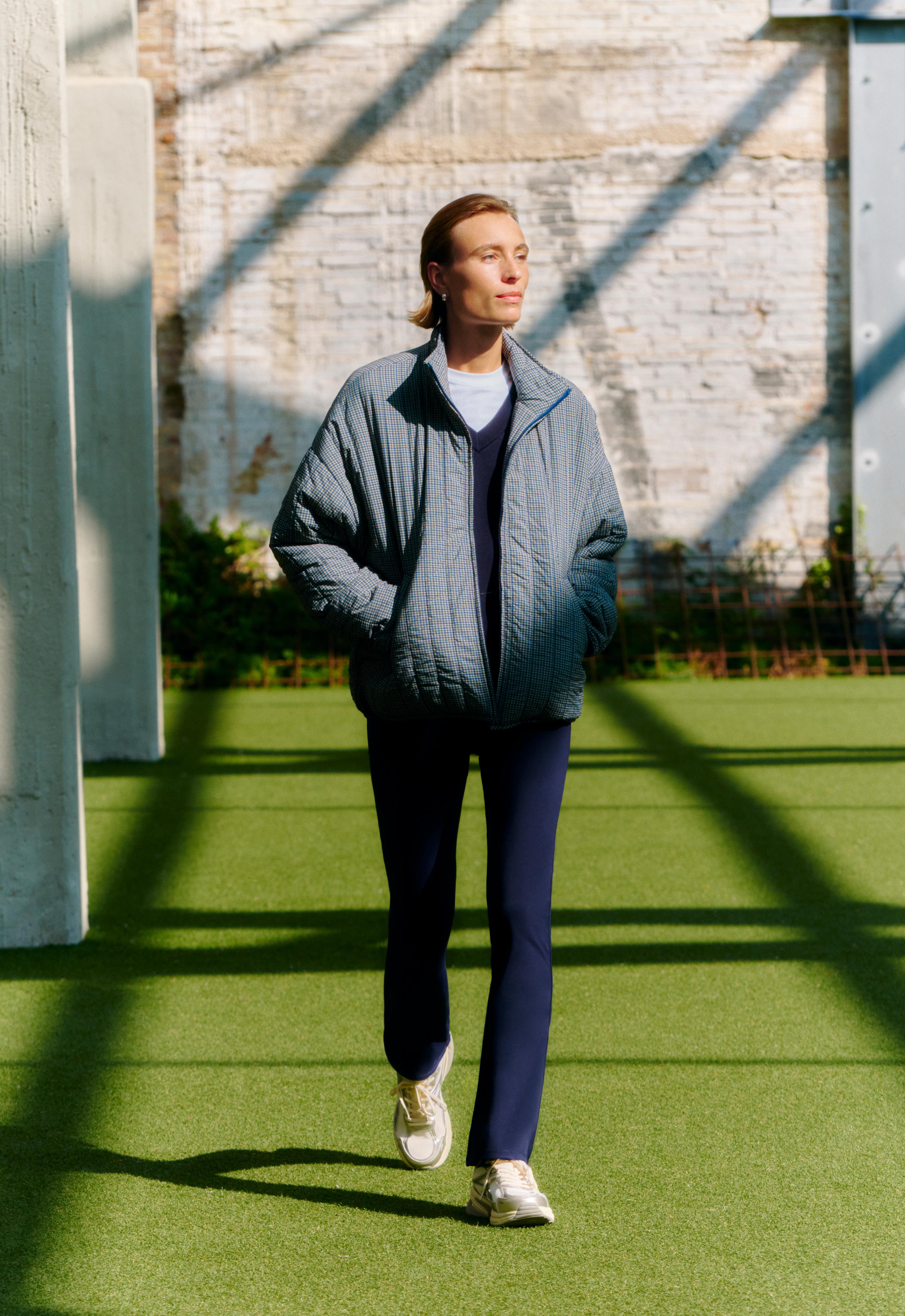 High-rise Comfortlux flare trousers